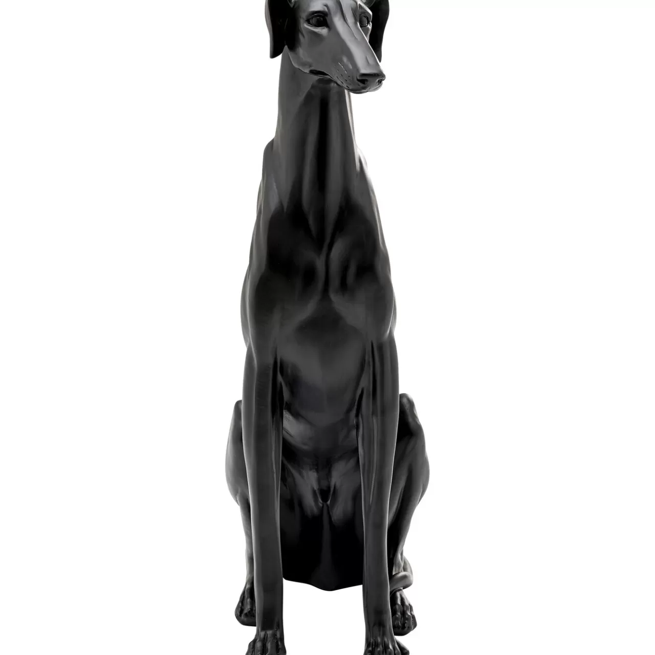 Figurine Décorative Greyhound Bruno Noir Mat 80Cm*KARE Design Hot