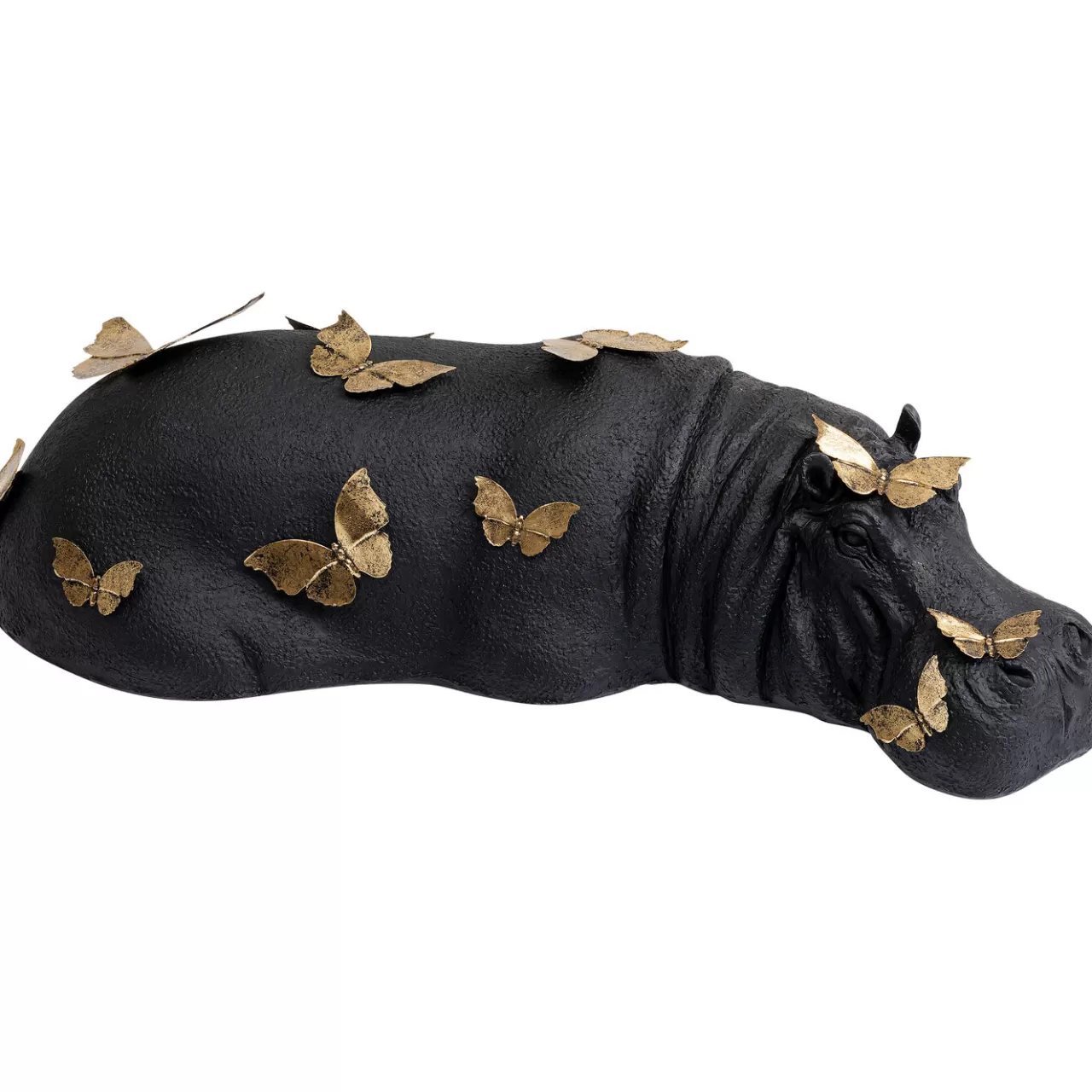 Figurine Décorative Hippo Butterflies 35Cm*KARE Design Shop