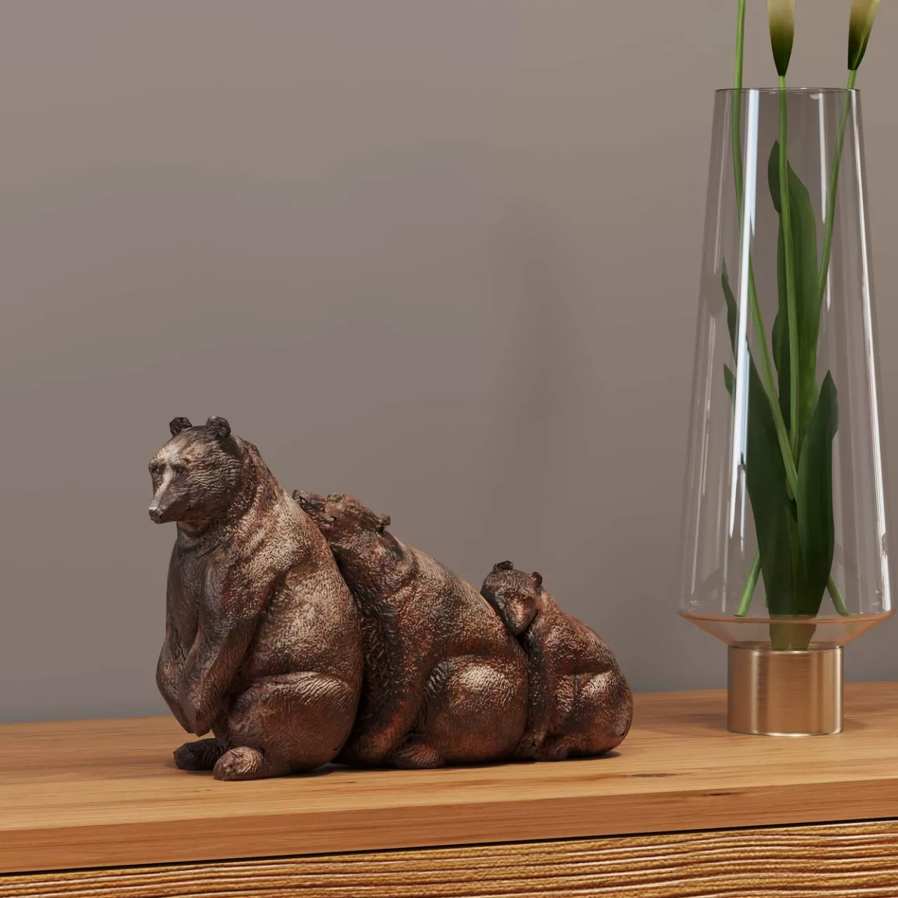 Figurine Décorative Relaxed Bear Family*KARE Design Cheap