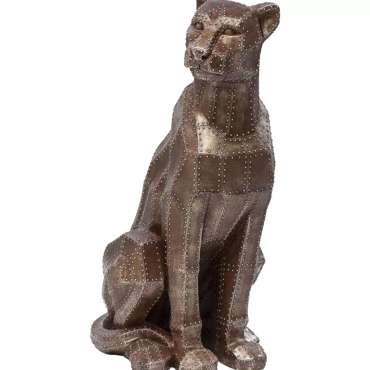 Figurine Décorative Sitting Cat Rivet Cuivree*KARE Design Online