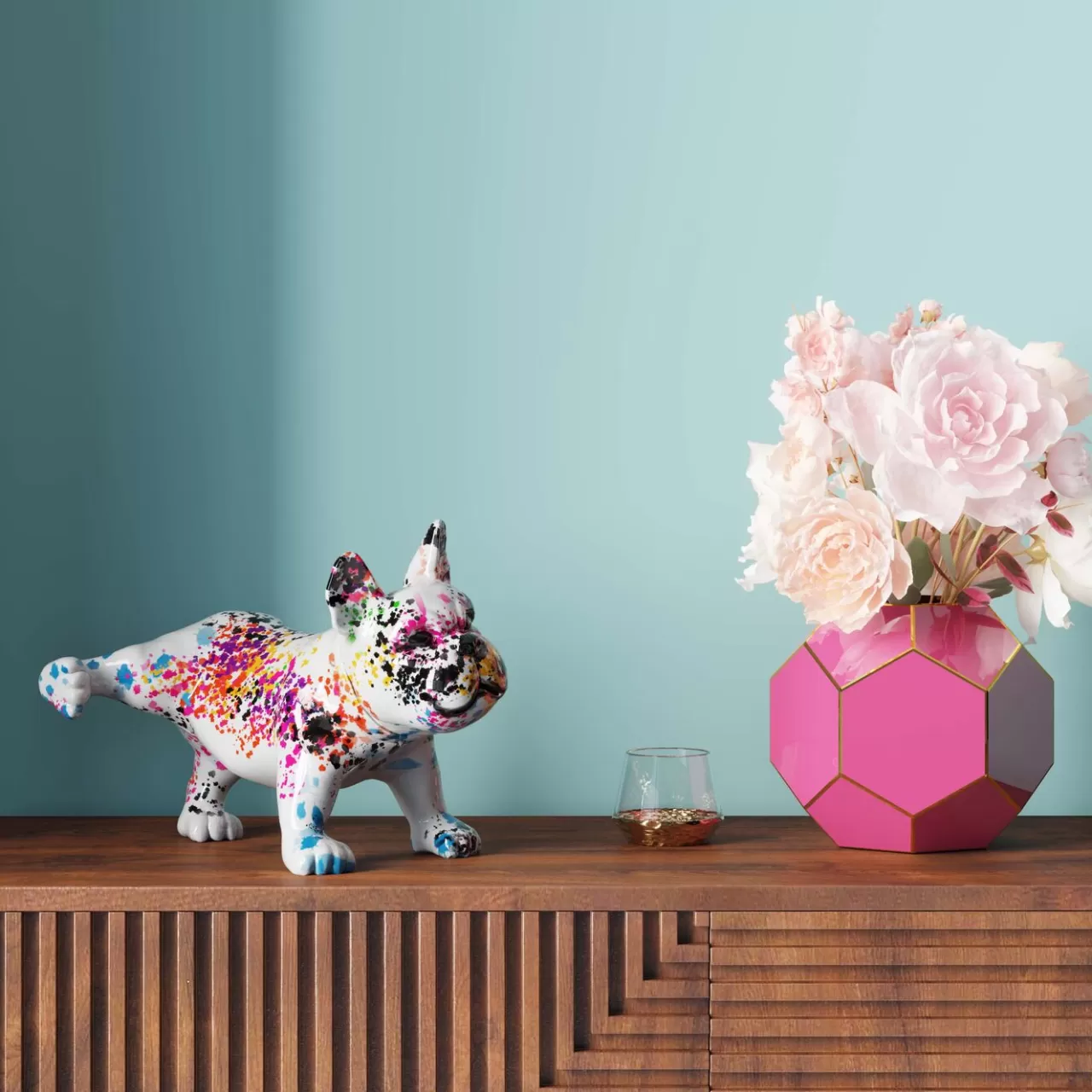 Figurine Décorative Splash Bulldog 32Cm*KARE Design Online