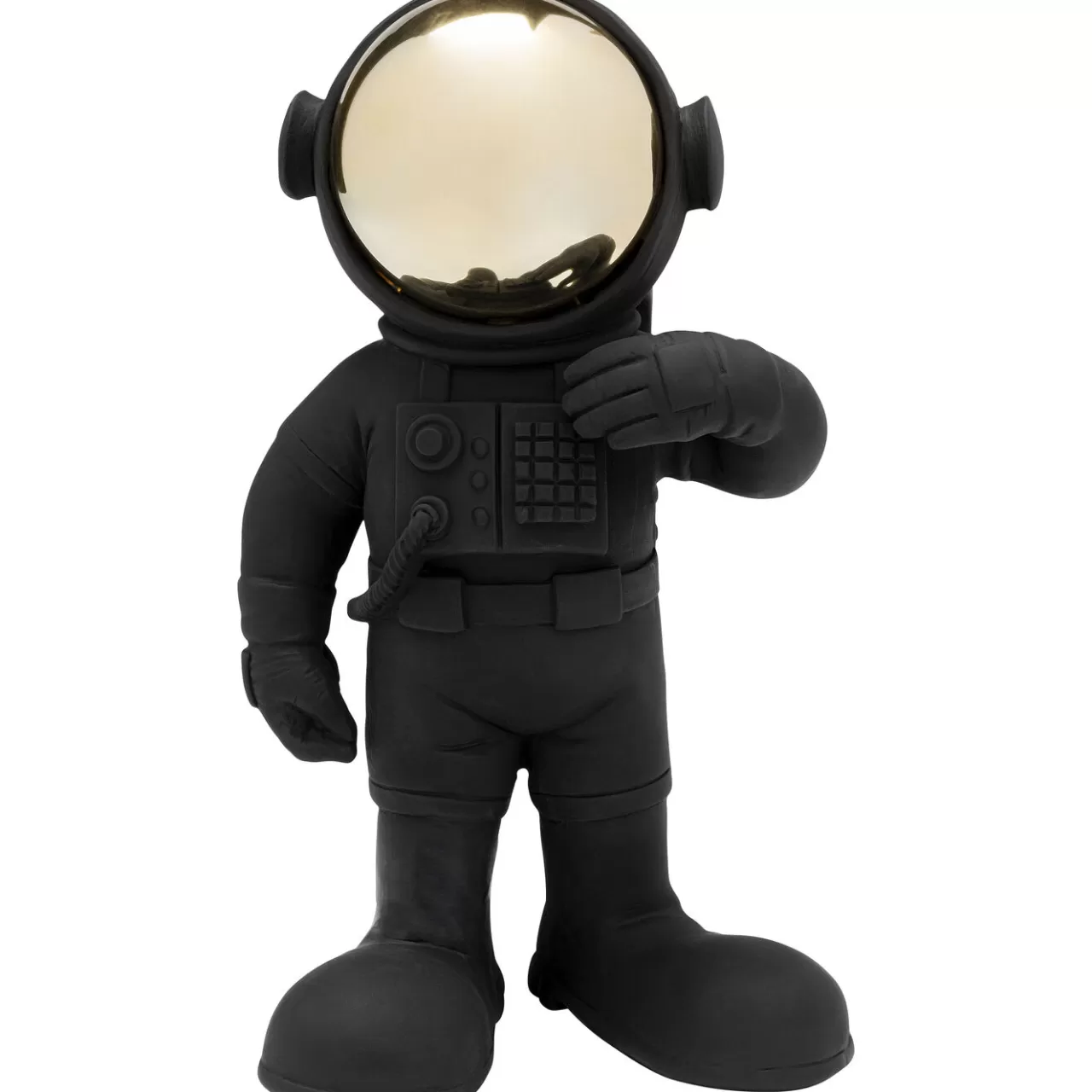 Figurine Décorative Welcome Astronaut Noir 27Cm*KARE Design New