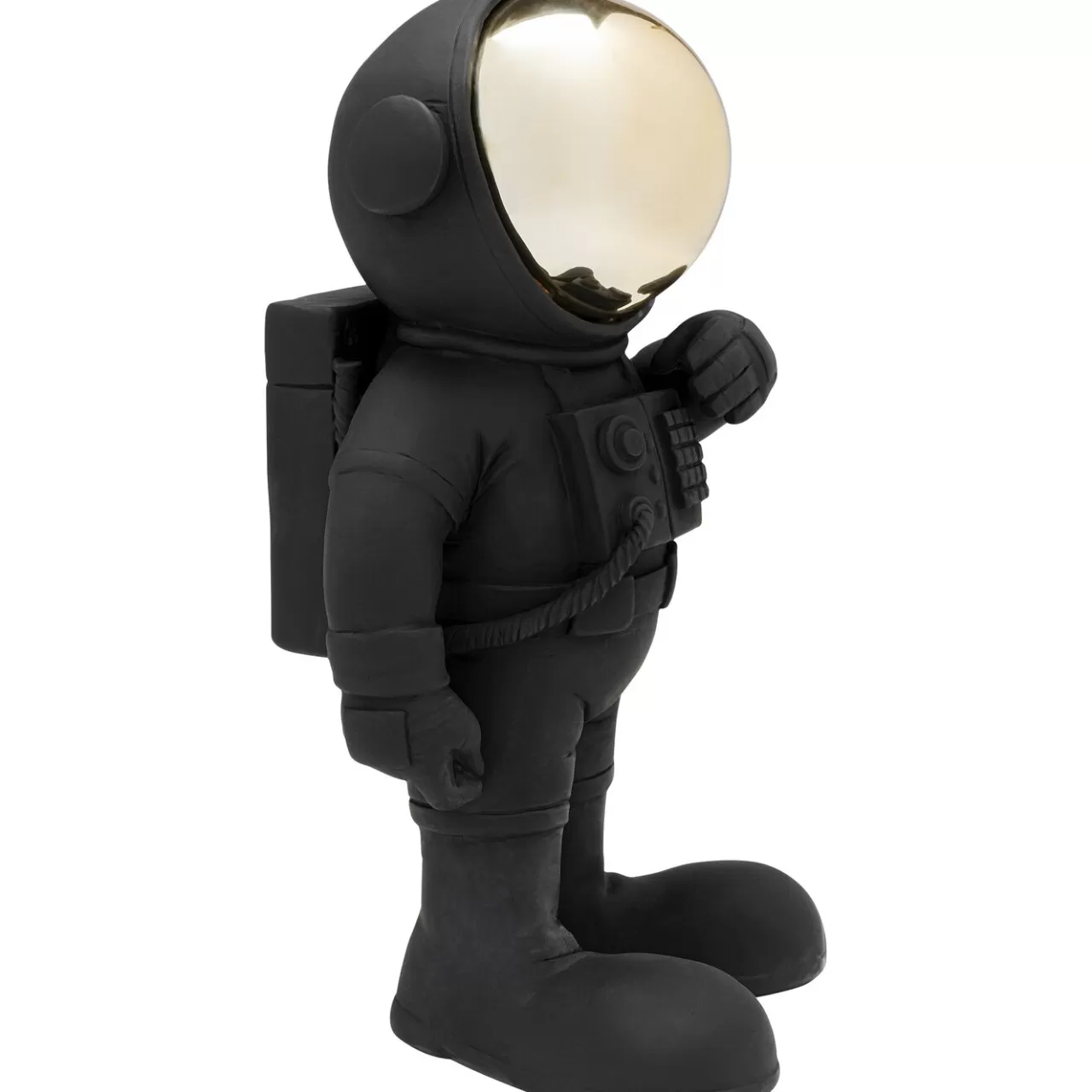 Figurine Décorative Welcome Astronaut Noir 27Cm*KARE Design New