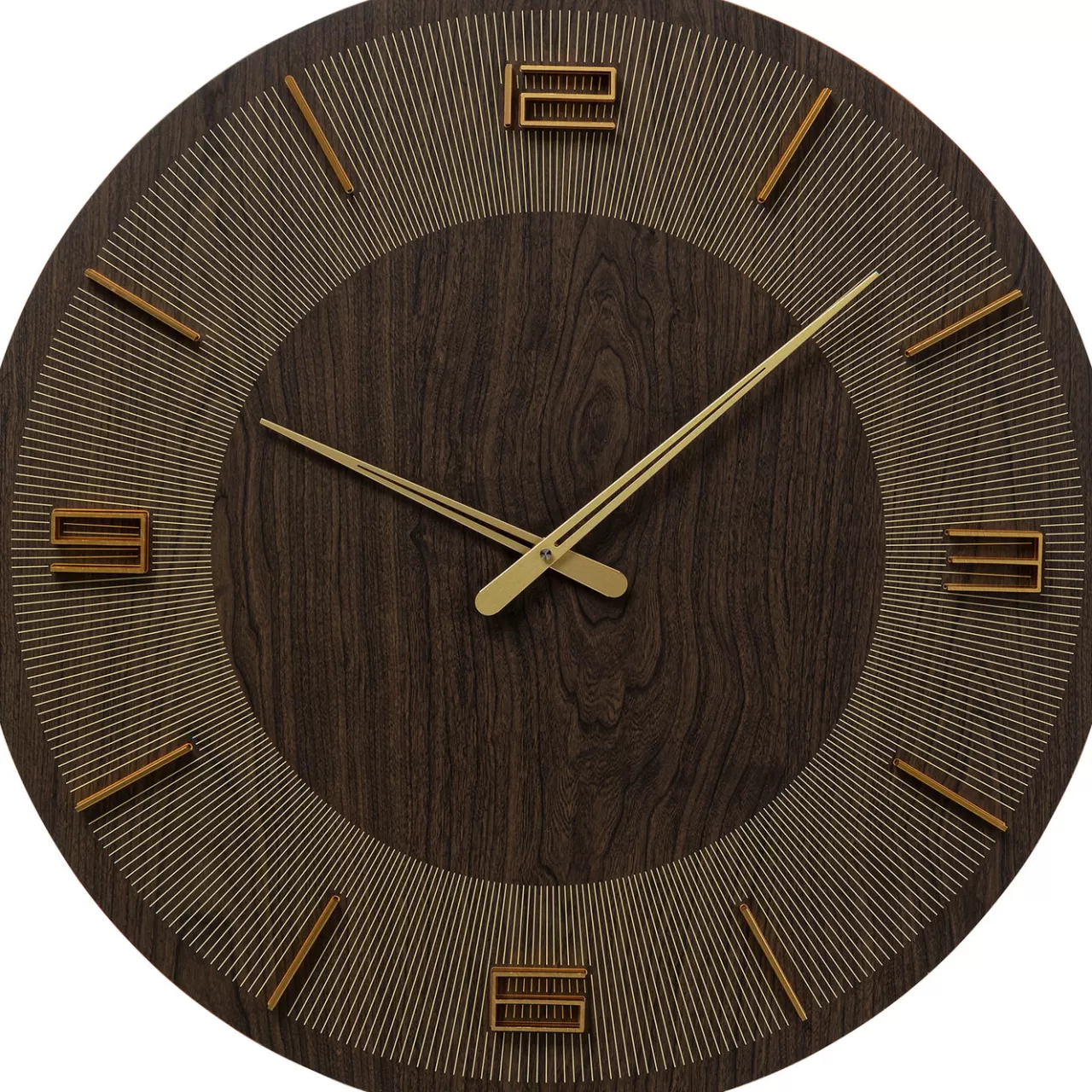 Horloge Murale Levi Marron O60Cm*KARE Design Store