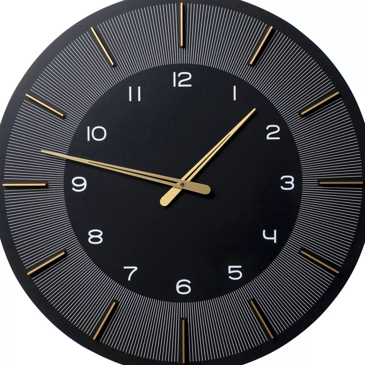 Horloge Murale Lio Noir O60Cm*KARE Design Best