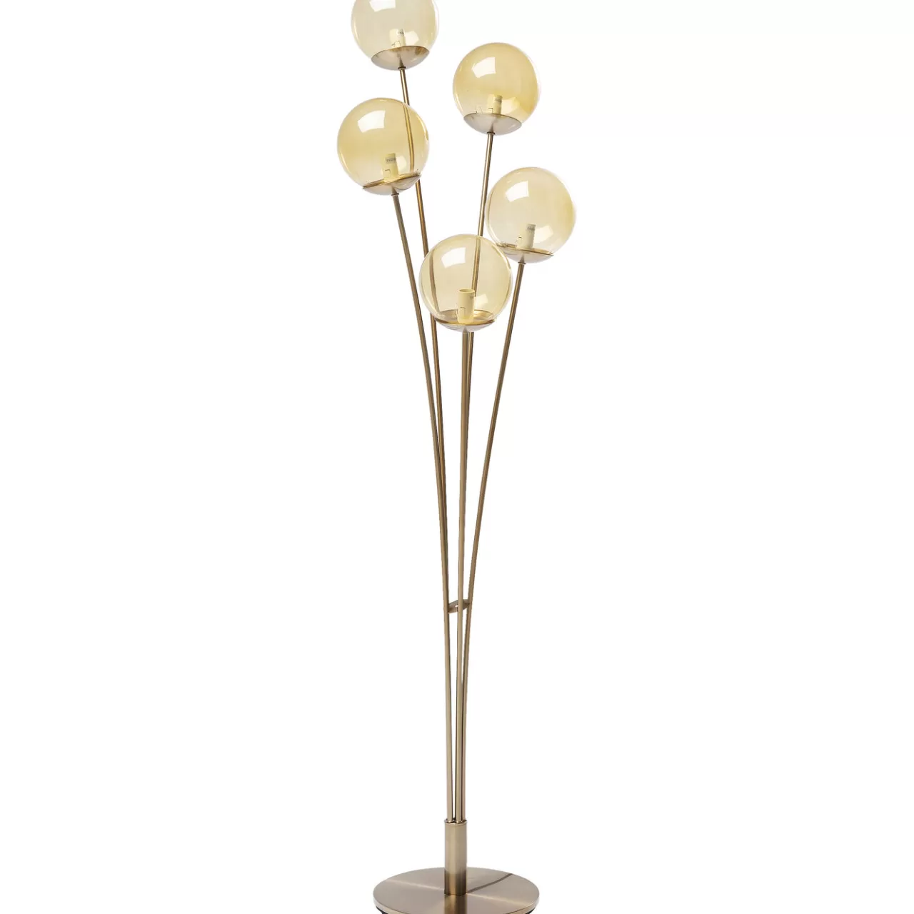 Lampadaire Five Balls Ambre Laiton*KARE Design Sale