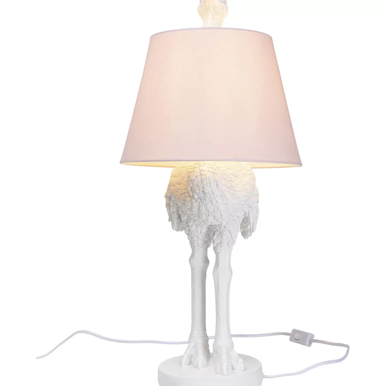 Lampe A Poser Animal Ostrich Blanc 66Cm*KARE Design Shop