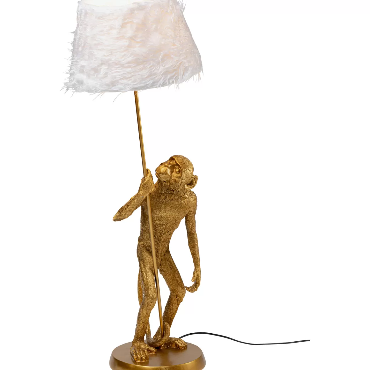 Lampe A Poser Animal Standing Monkey Dore 51Cm*KARE Design Online