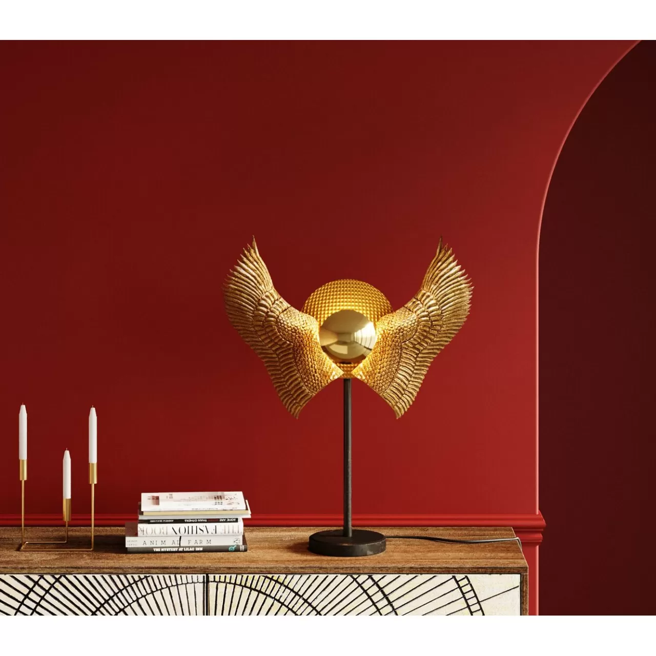 Lampe A Poser Bird Wings 76Cm*KARE Design Shop