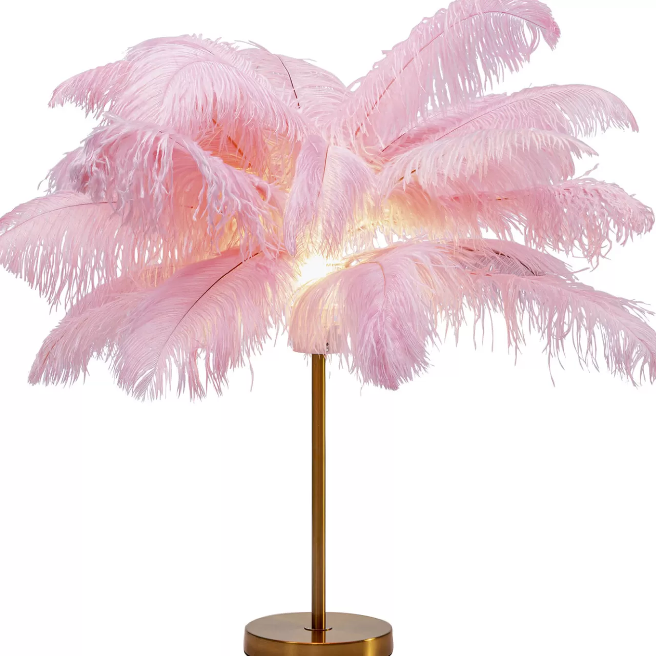 Lampe A Poser Feather Palm Fuchsia 60Cm*KARE Design Shop