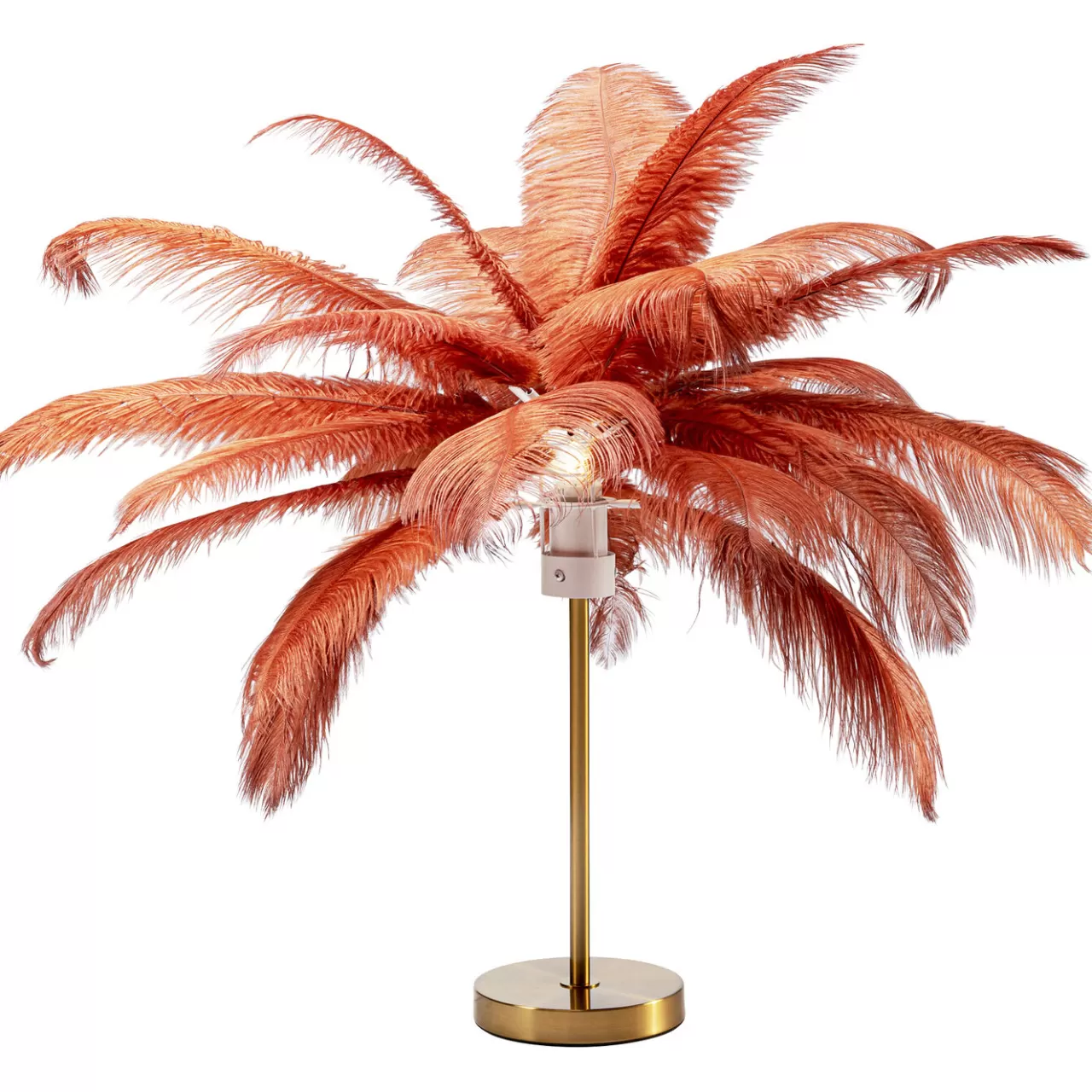 Lampe A Poser Feather Palm Rusty Red 60Cm*KARE Design Best Sale