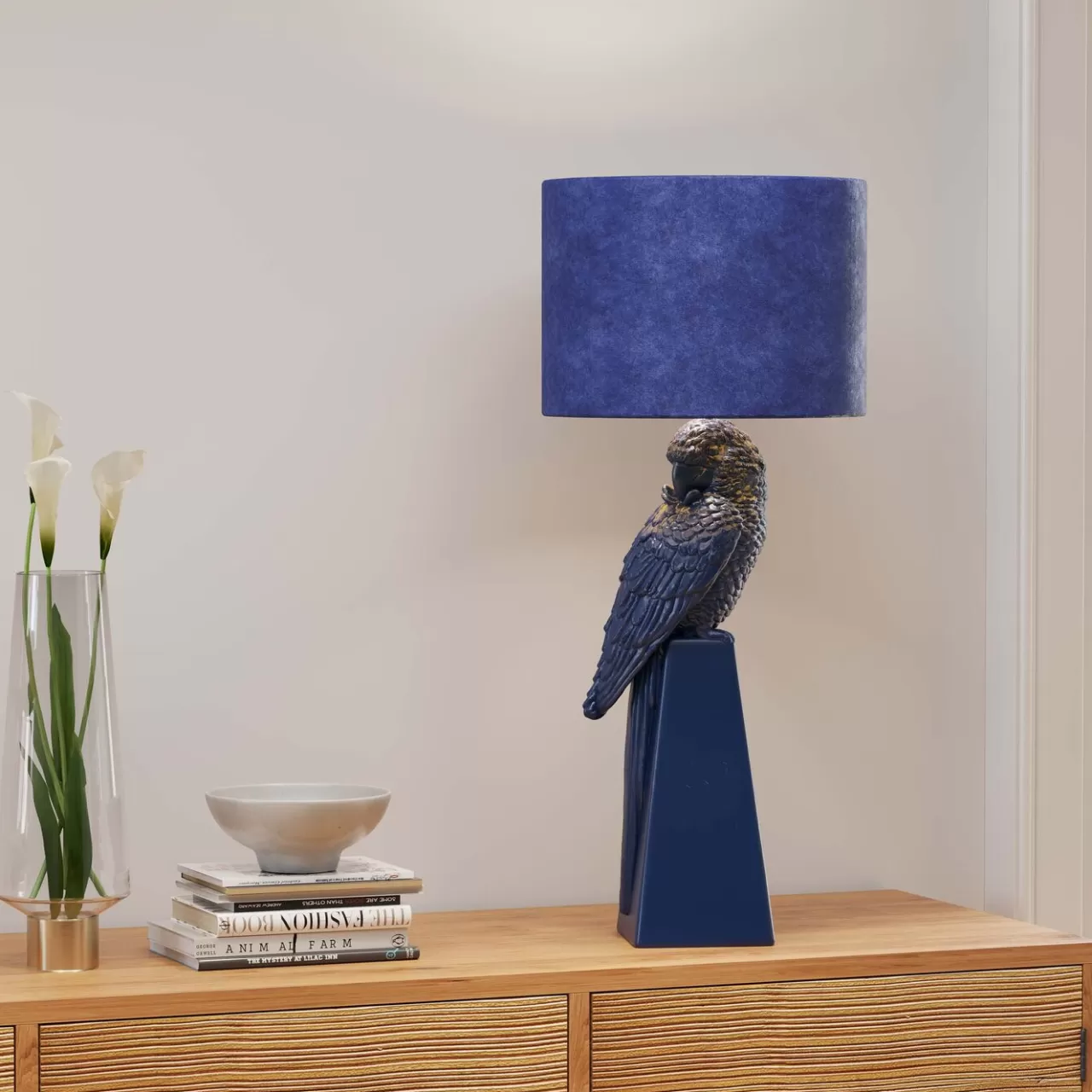 Lampe A Poser Parrot Bleu 84Cm*KARE Design Cheap