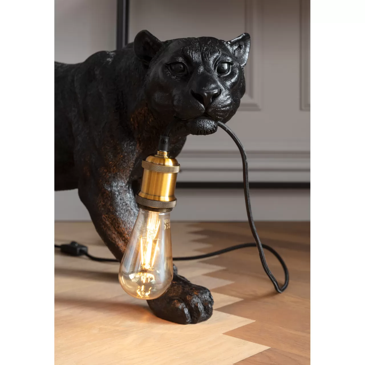 Lampe De Sol Animal Bagheera 40Cm*KARE Design Sale