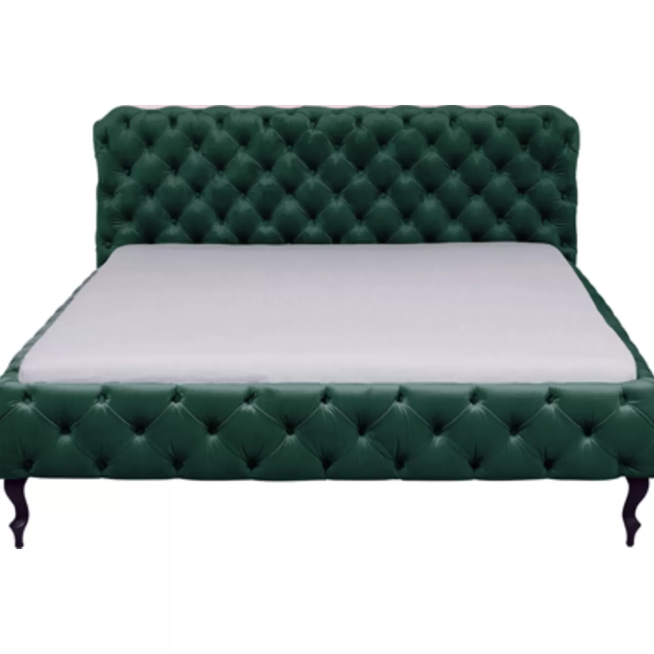 Lit Desire Velours Vert 160X200Cm*KARE Design Online