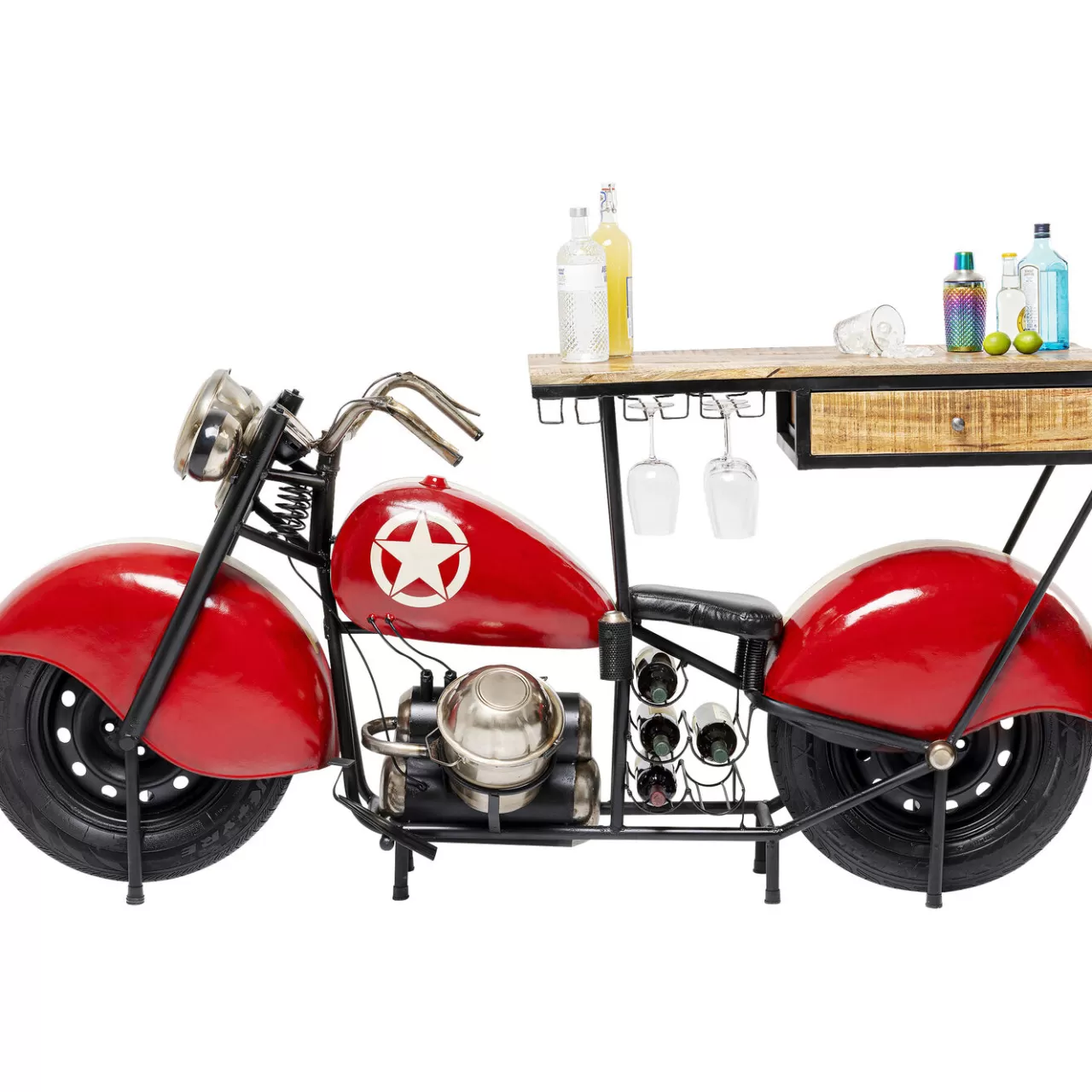 Meuble Bar Motorbike Rouge*KARE Design Best