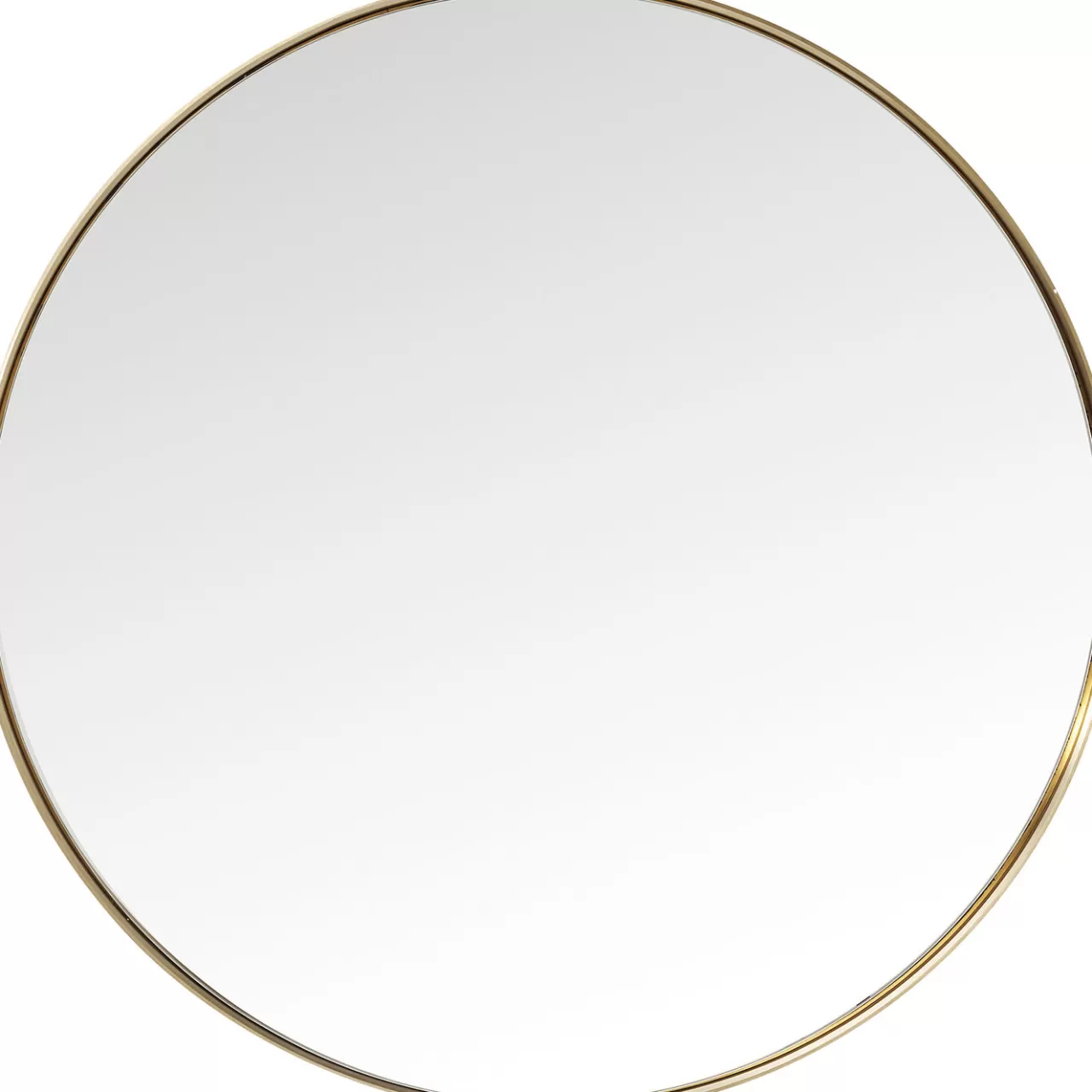 Miroir Curve Rond Laiton O100Cm*KARE Design Shop