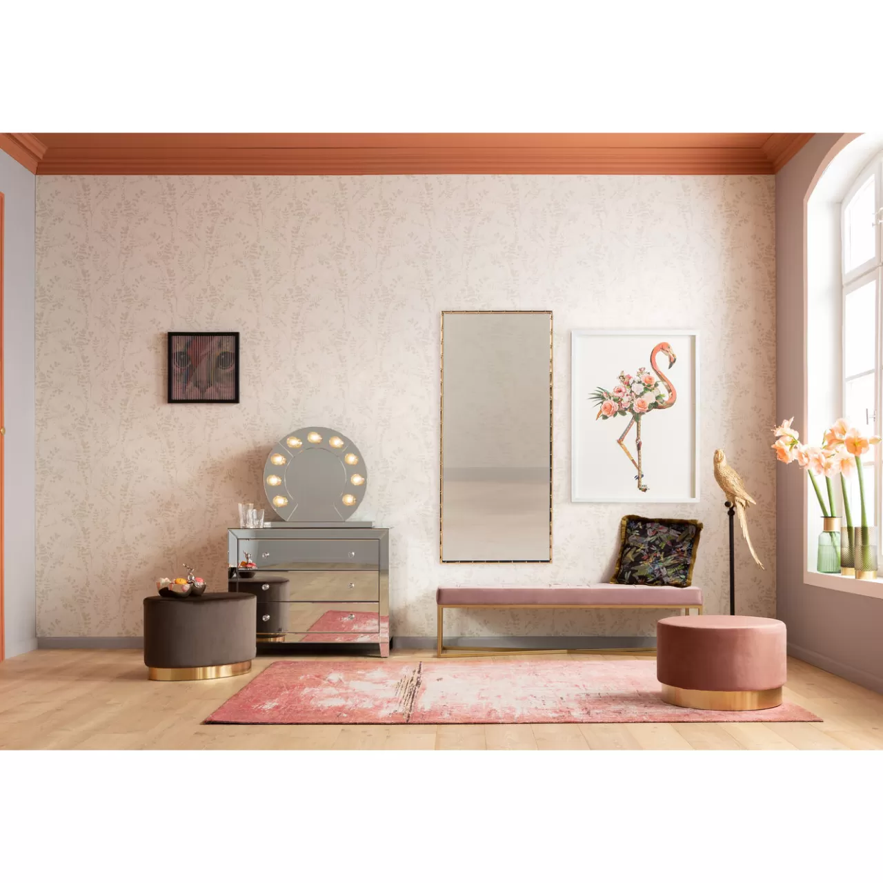 Miroir Hipster Bamboo 80X180Cm*KARE Design Best