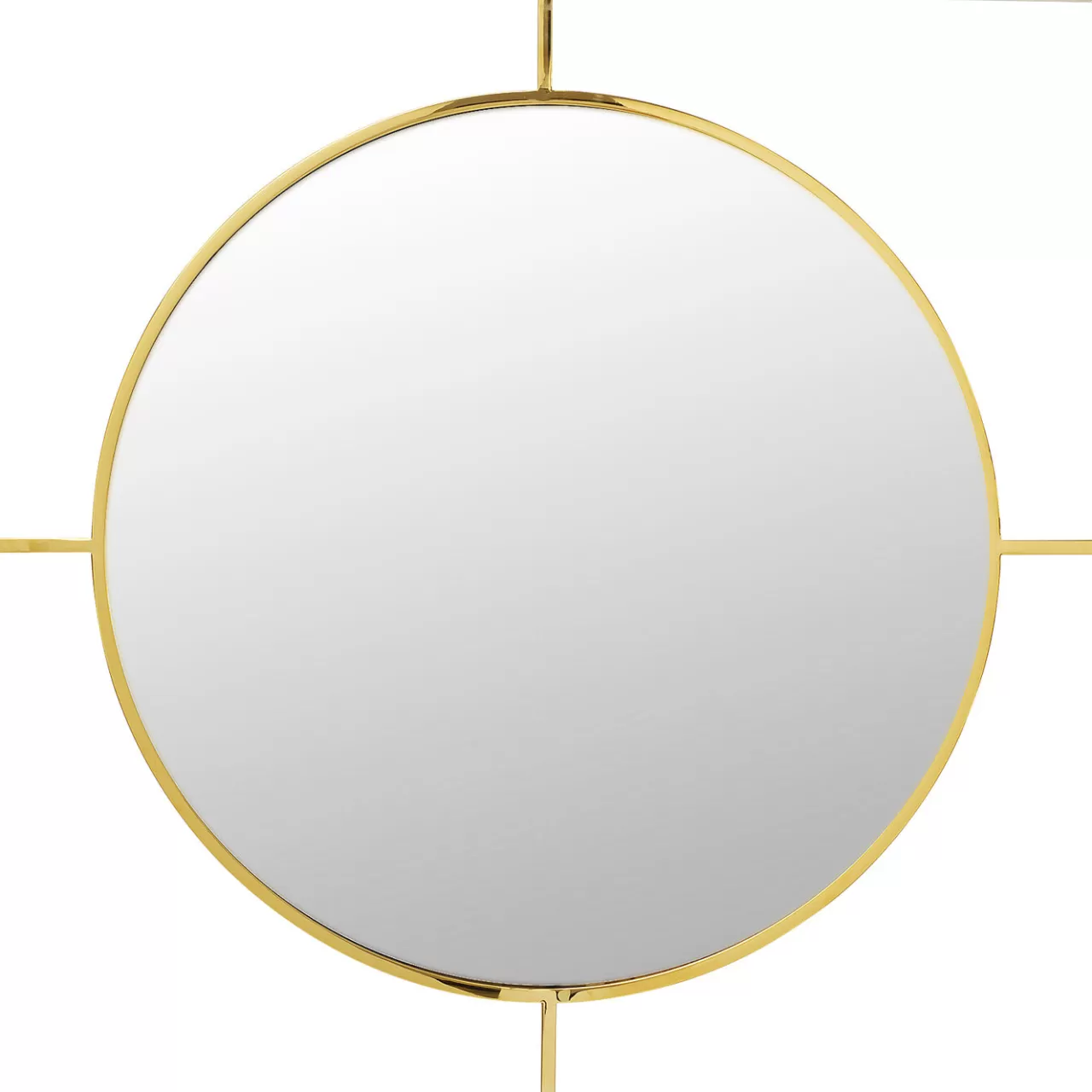 Miroir Stanford Frame Round Gold O90Cm*KARE Design Sale