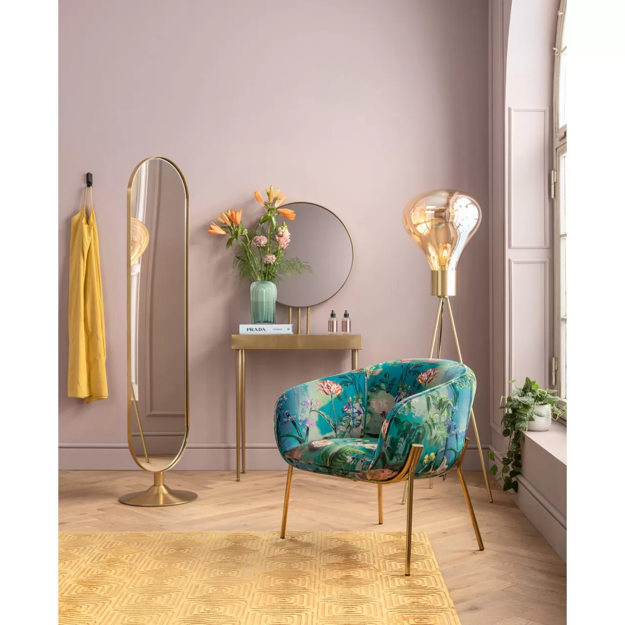 Miroir Sur Pied Curve 40X170Cm*KARE Design Shop