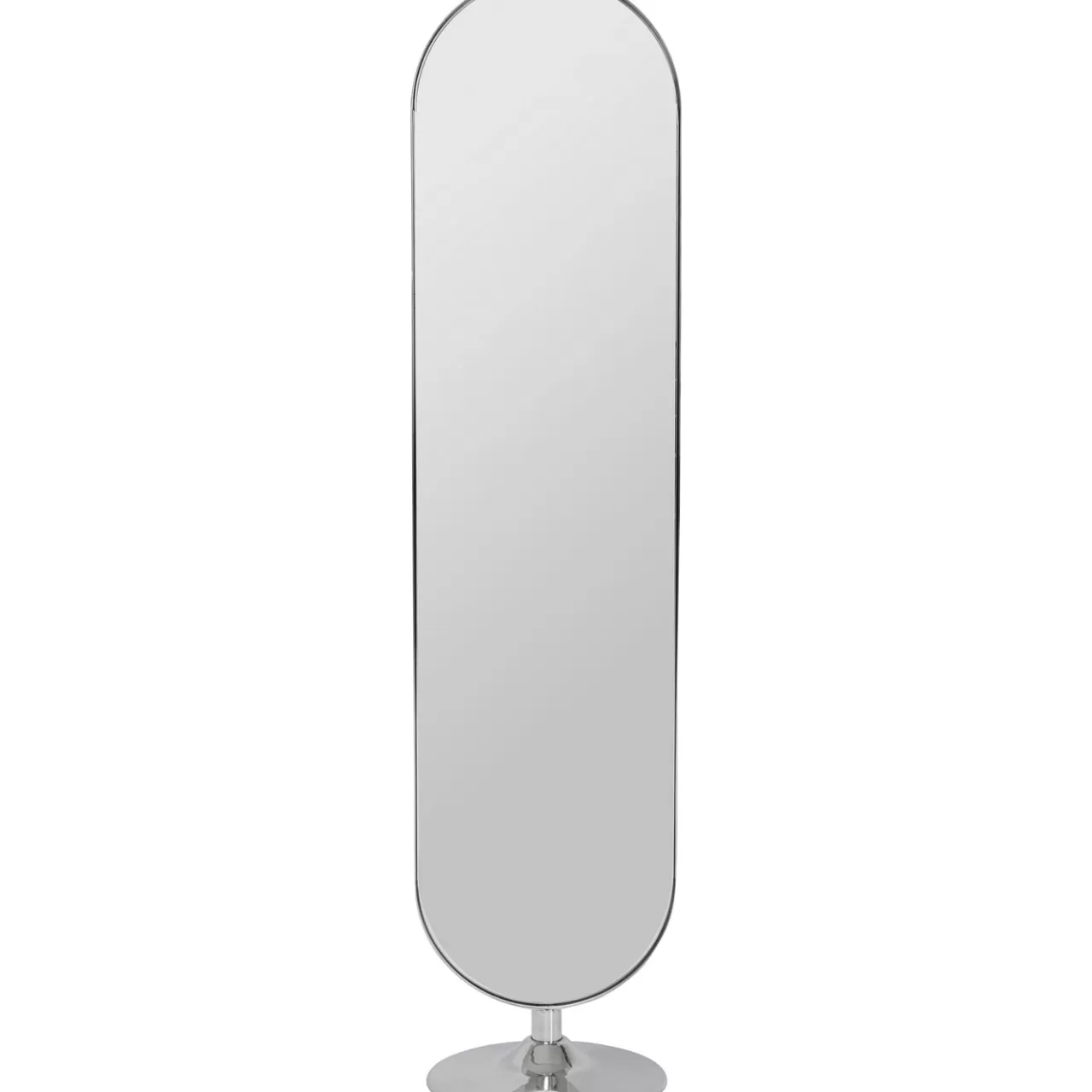 Miroir Sur Pied Curvy Acier Poli 40X170Cm*KARE Design Sale