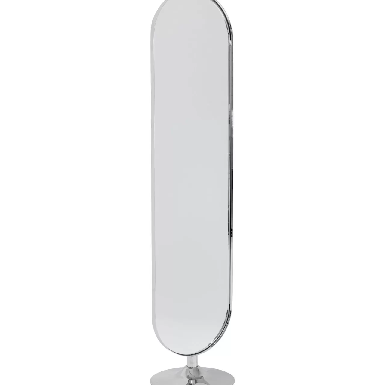 Miroir Sur Pied Curvy Acier Poli 40X170Cm*KARE Design Sale