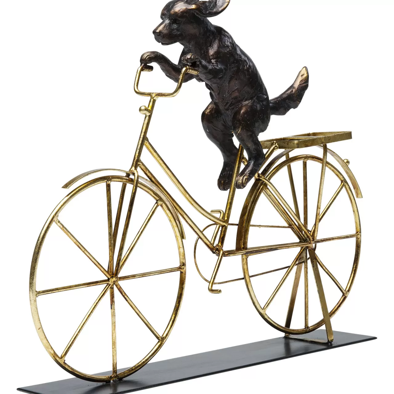 Objet Décoratif Dog With Bicycle 44Cm*KARE Design Store