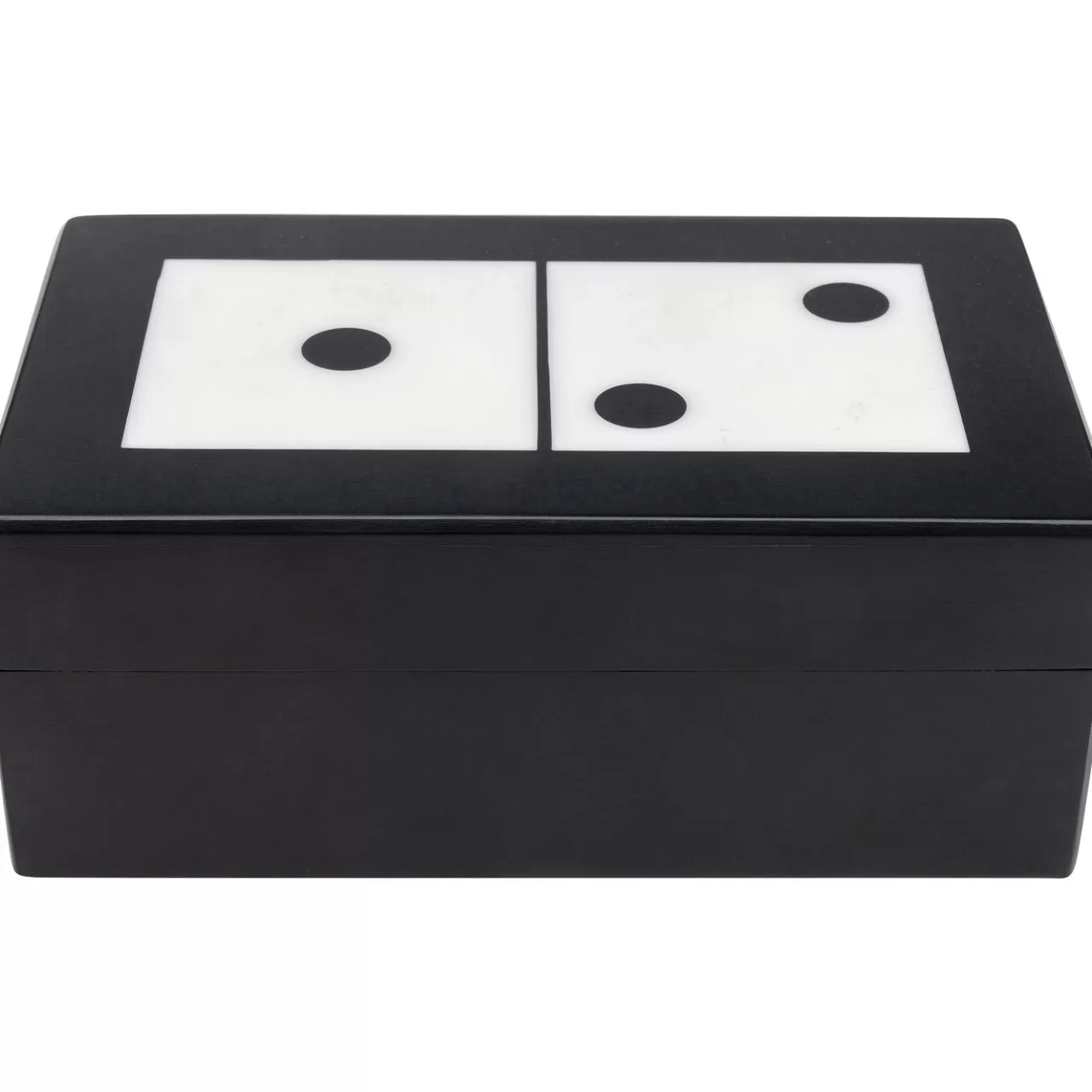 Objet Décoratif Domino Noir/Blanc 14X5Cm*KARE Design Discount