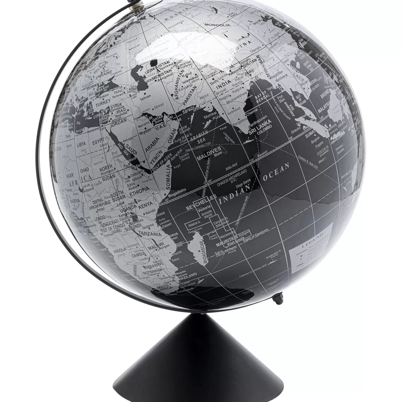 Objet Décoratif Globe Top Noir 40Cm*KARE Design Fashion