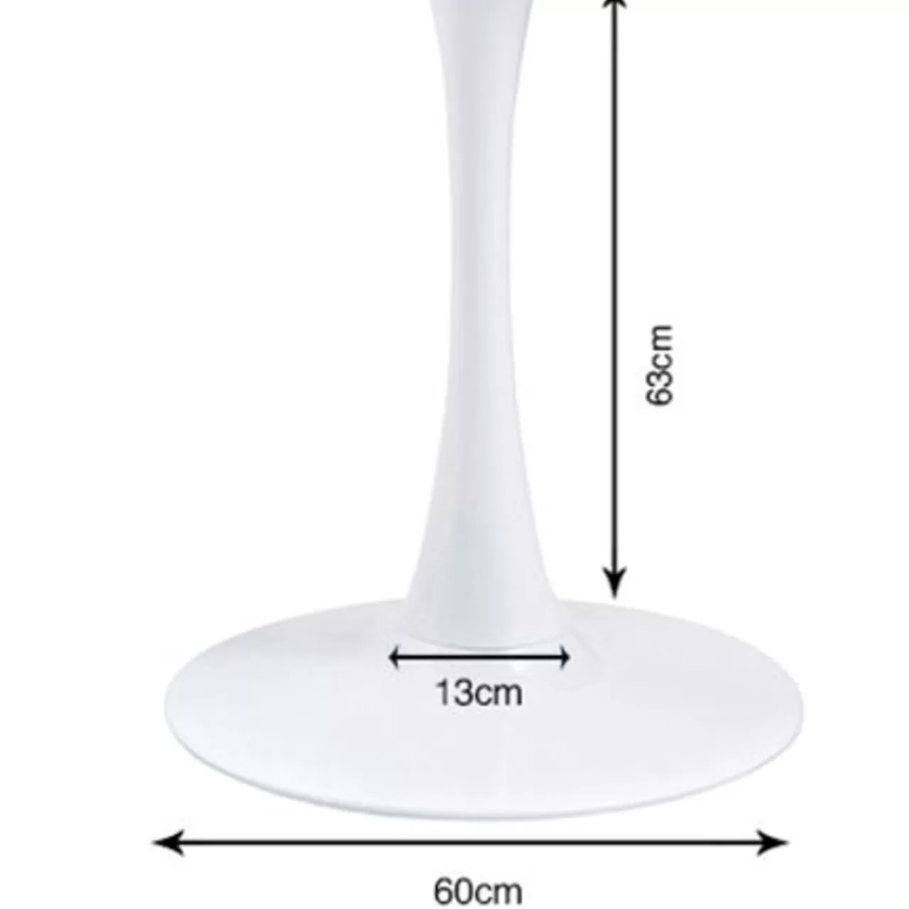 Pietement De Table Schickeria Blanc O110Cm*KARE Design Online