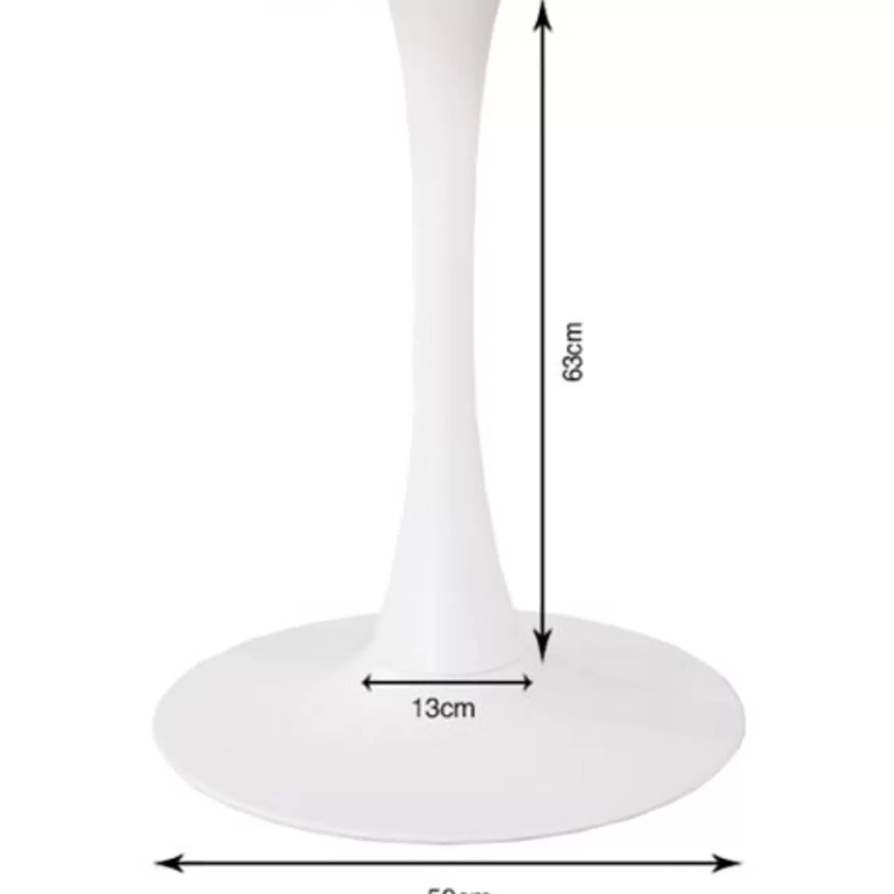 Pietement De Table Schickeria Blanc O80Cm*KARE Design Flash Sale