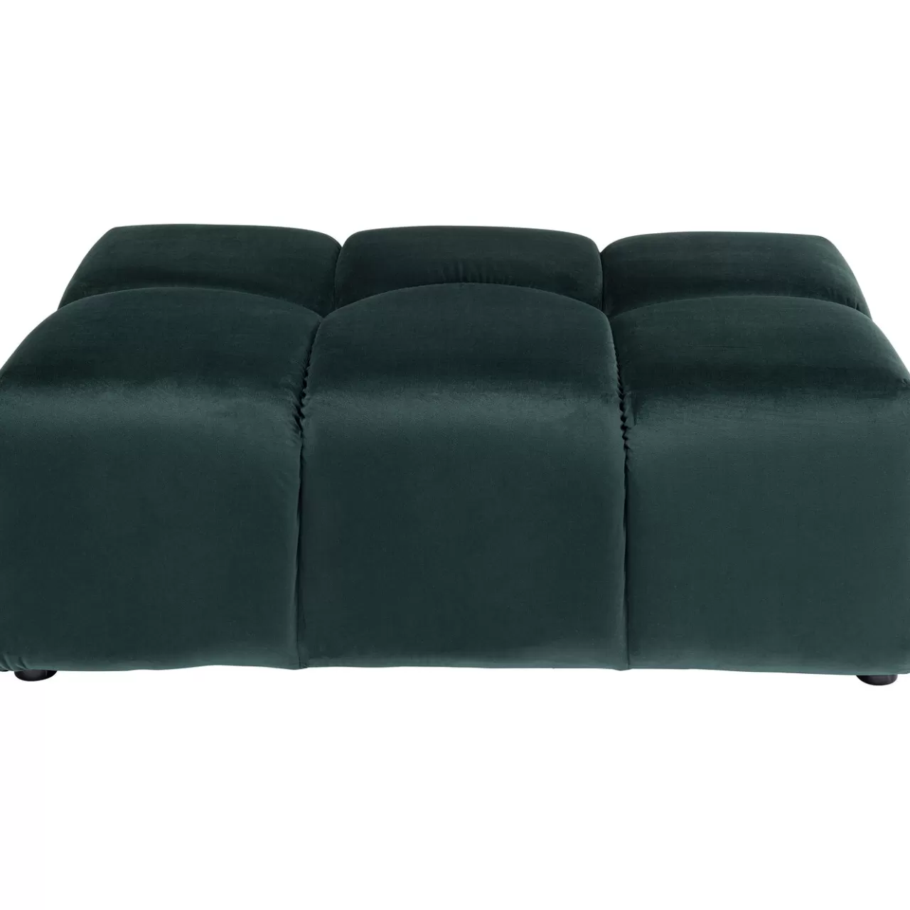 Pouf Belami Velours Vert Fonce*KARE Design Cheap