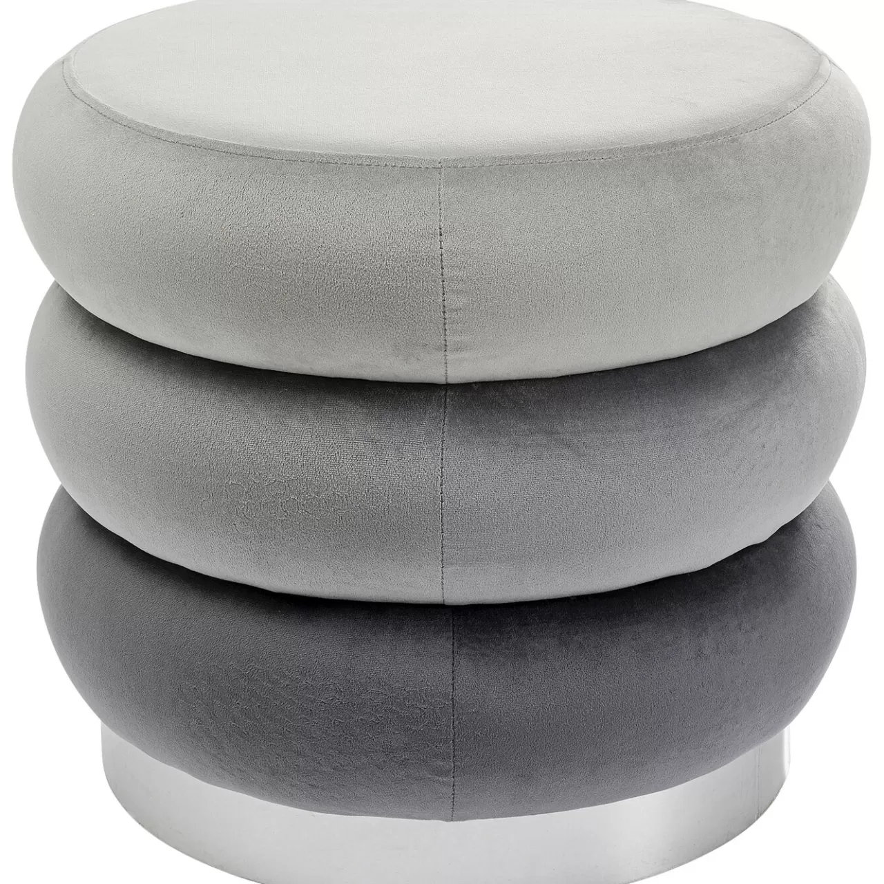 Pouf Sandwich Gris O45Cm*KARE Design Online