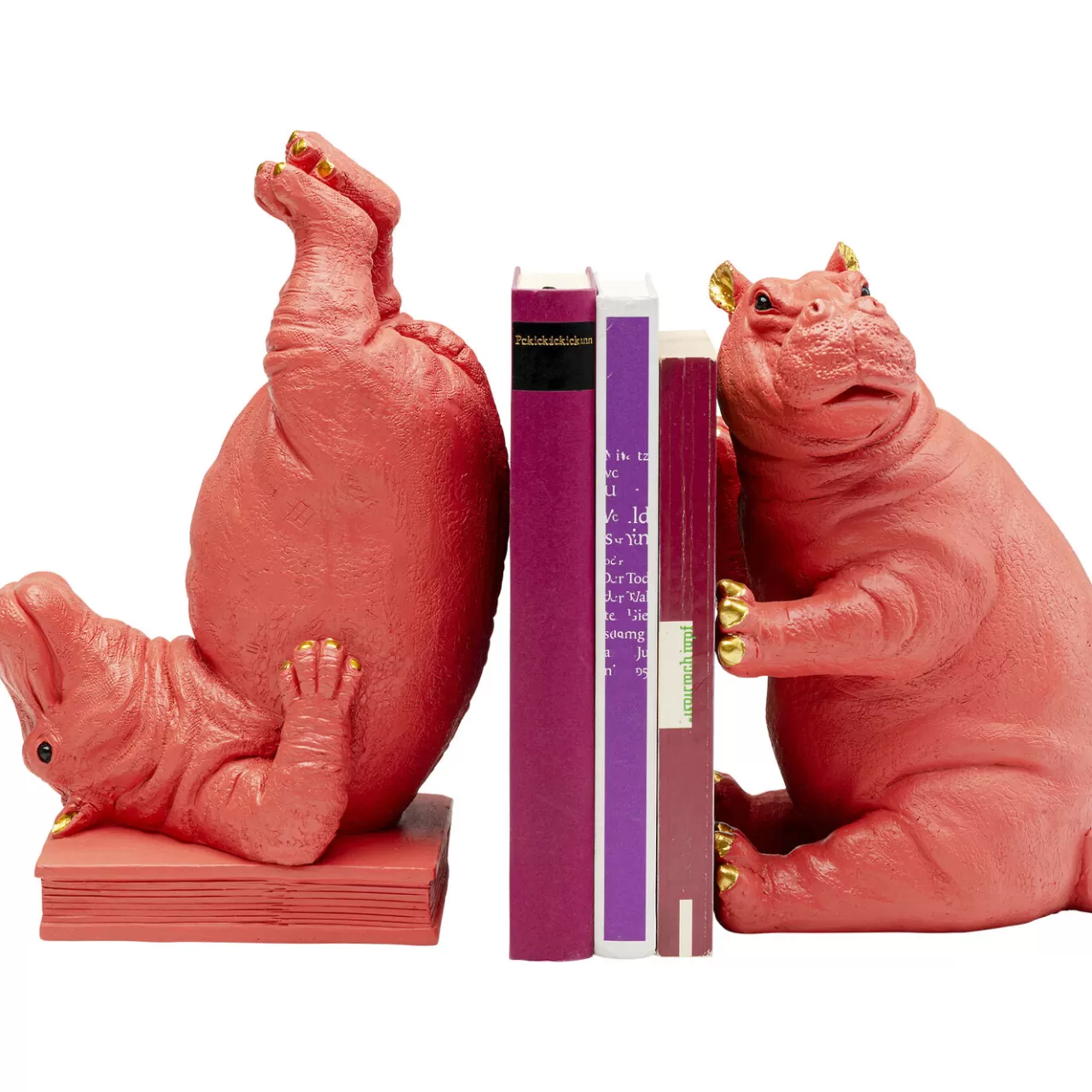 Serre-Livres Hippo Fuchsia (2/Set)*KARE Design New