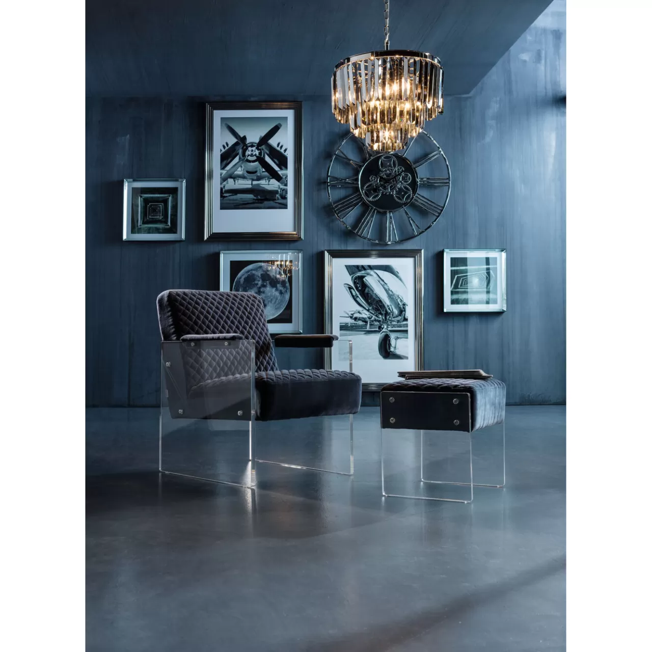 Suspension Ronde Smoky Lounge*KARE Design Shop