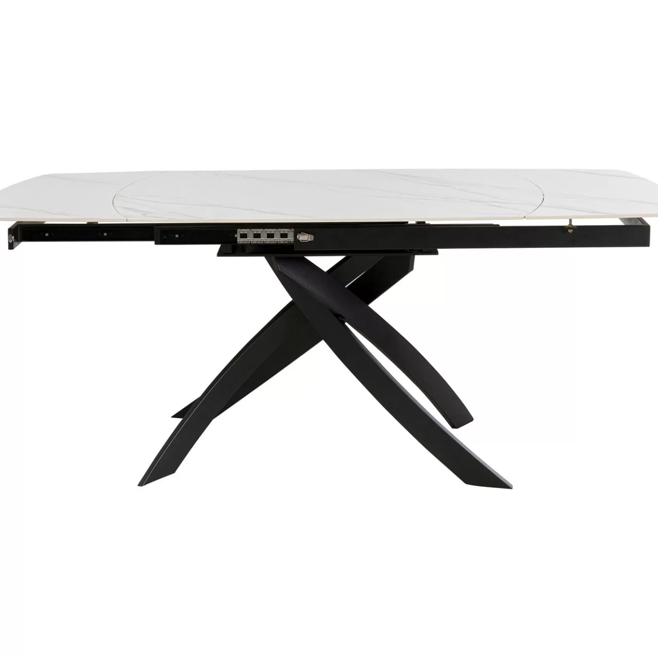 Table A Rallonges Twist Onyx 120(30+30)X90Cm*KARE Design Outlet