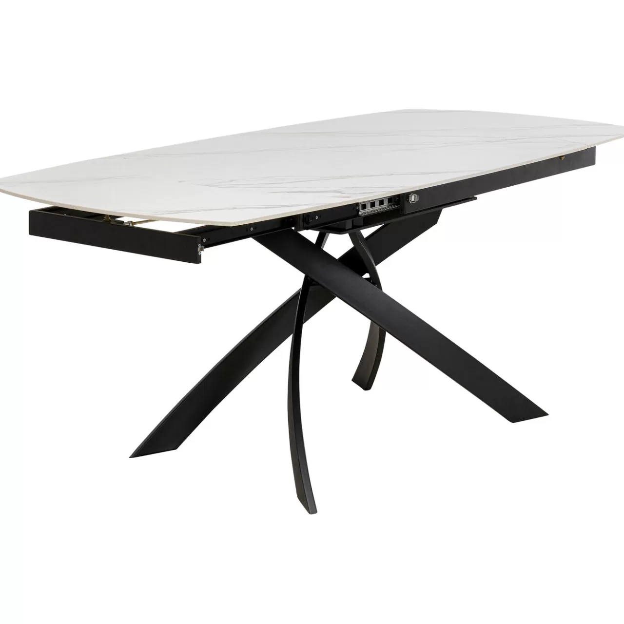 Table A Rallonges Twist Onyx 120(30+30)X90Cm*KARE Design Outlet