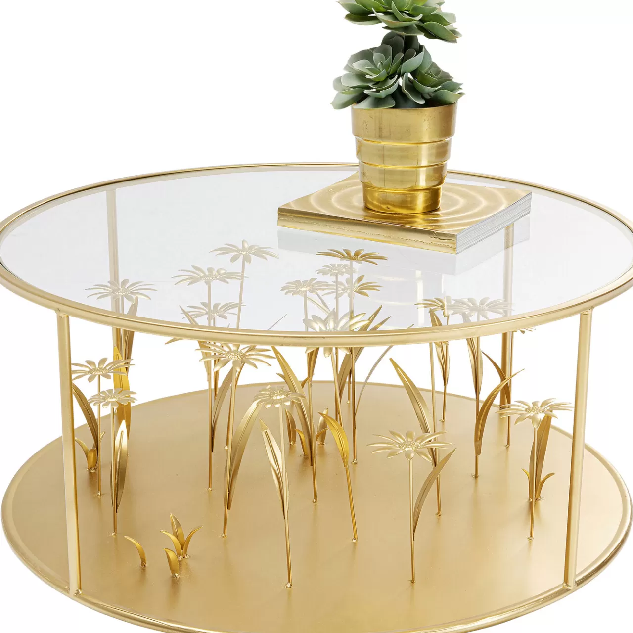 Table Basse Flower Meadow Dore O80*KARE Design Online