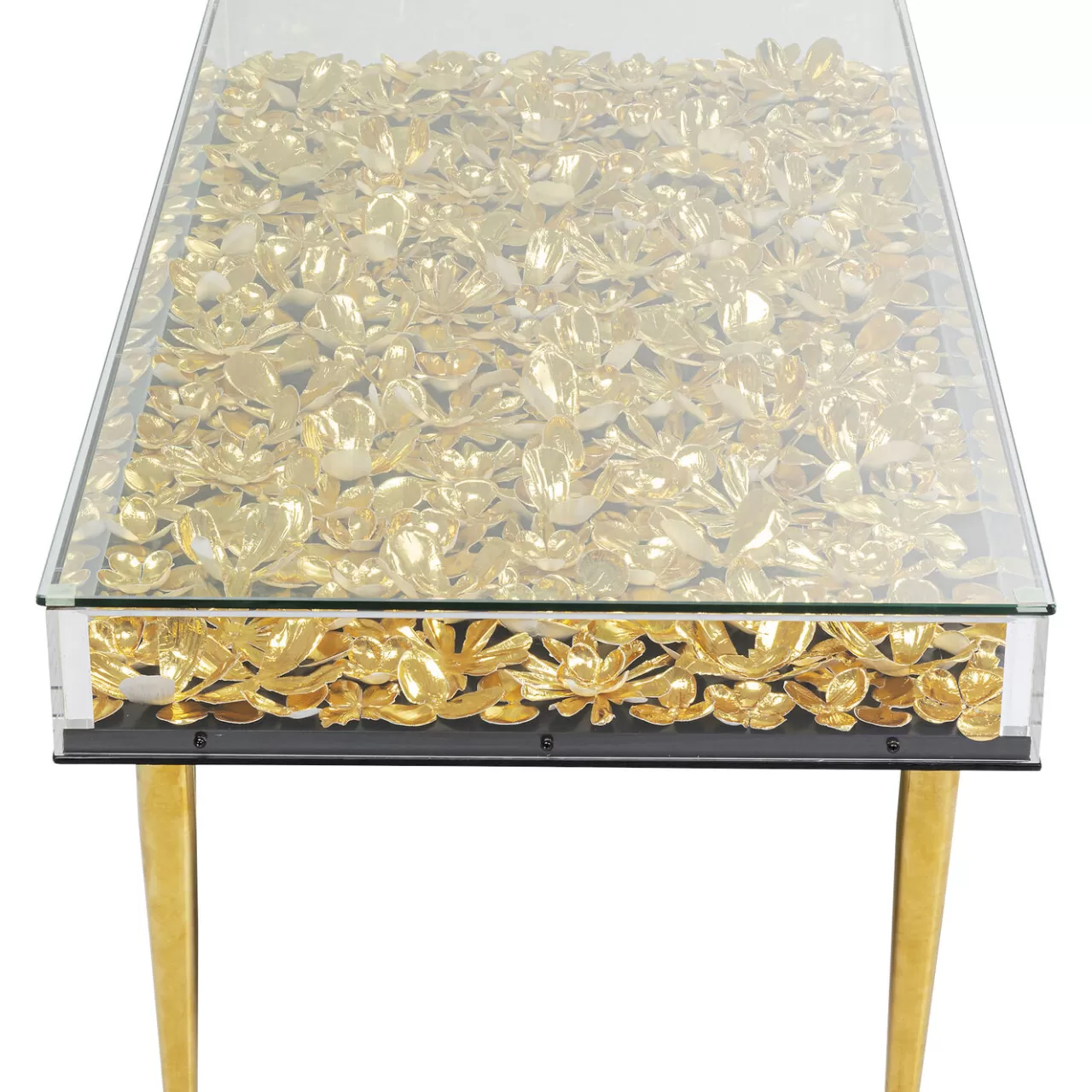 Table Basse Gold Flowers 120X60*KARE Design Store