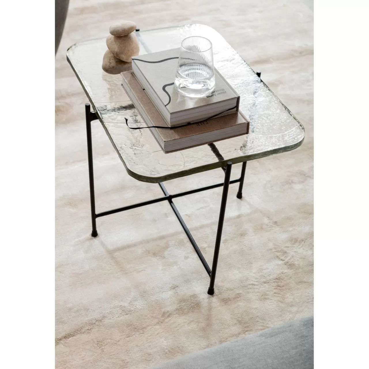 Table Basse Ice Noir 63X46Cm*KARE Design Discount