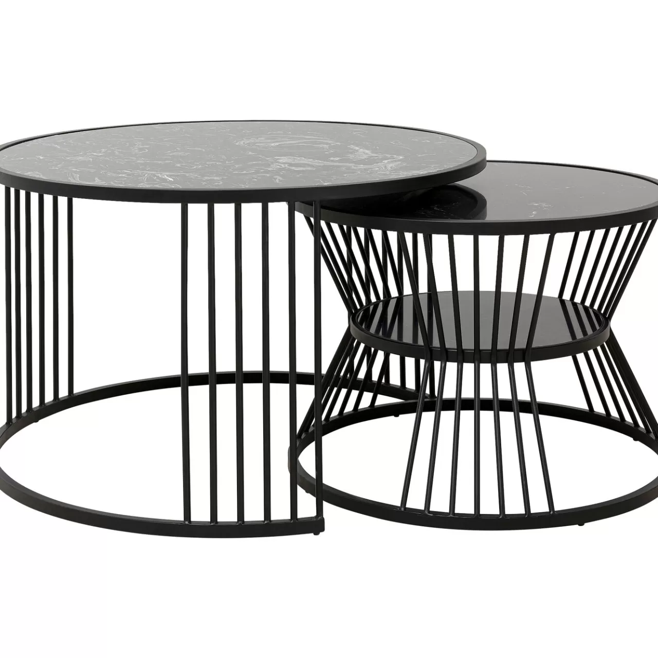 Table Basse Roma Noir (2/Set)*KARE Design Best