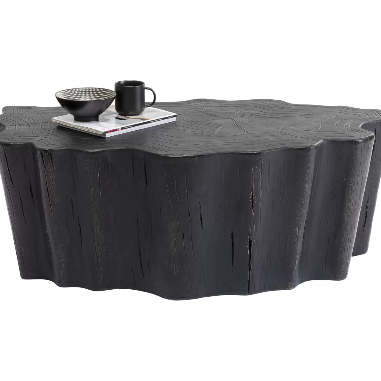 Table Basse Tree Stump Noir 119X68Cm*KARE Design Discount