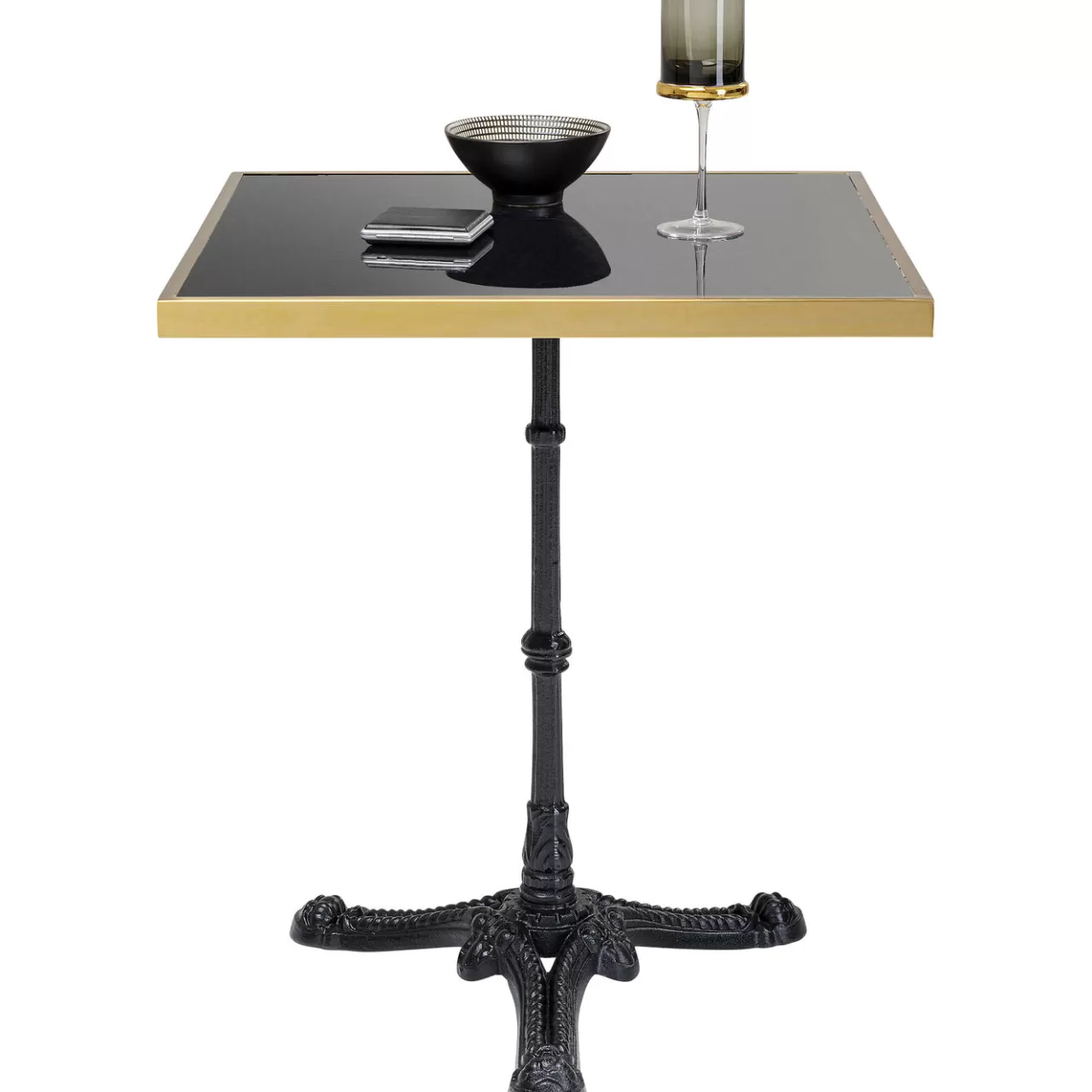 Table Bistrot Kaffeehaus Rim Noir 60X60*KARE Design Store