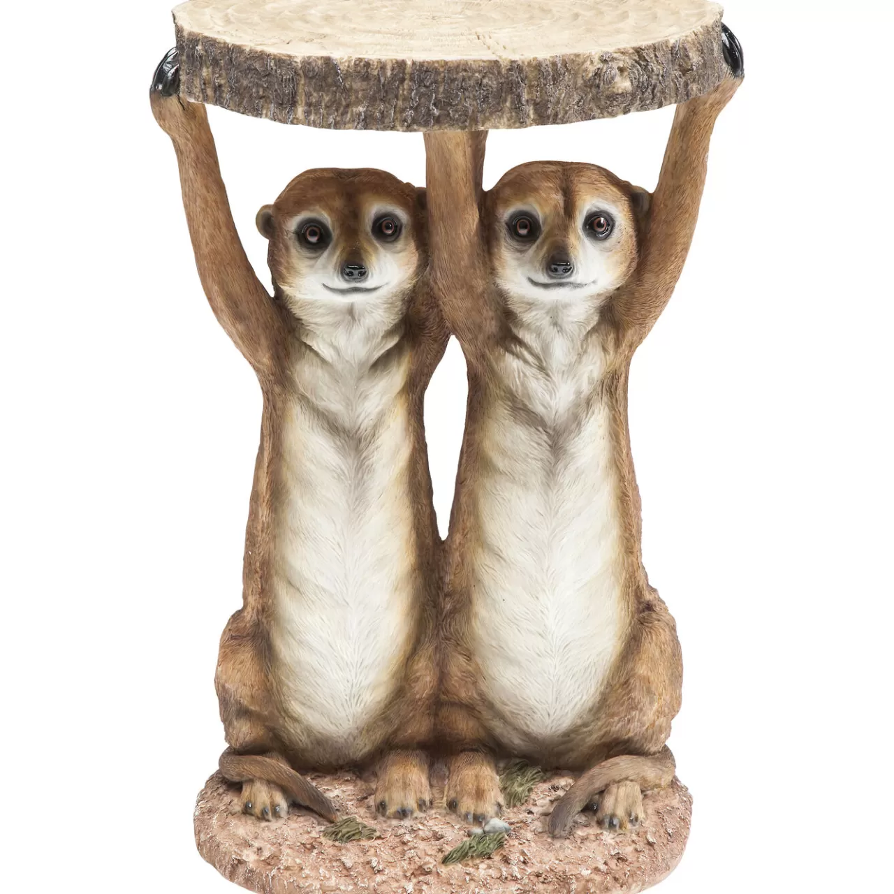 Table D Appoint Animal Meerkat Sisters O33Cm*KARE Design Best Sale