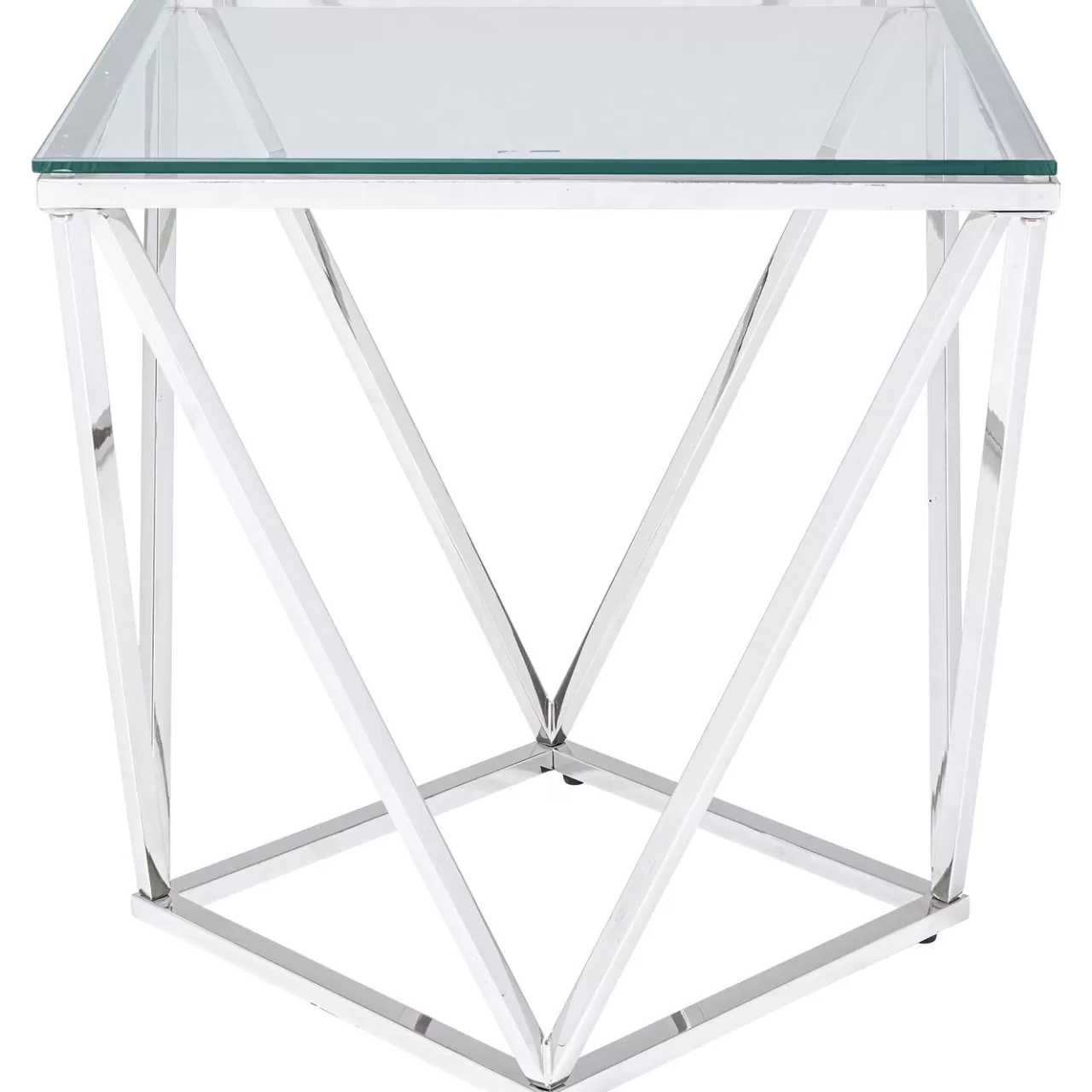 Table D Appoint Cristallo Argente 50X50Cm*KARE Design Flash Sale