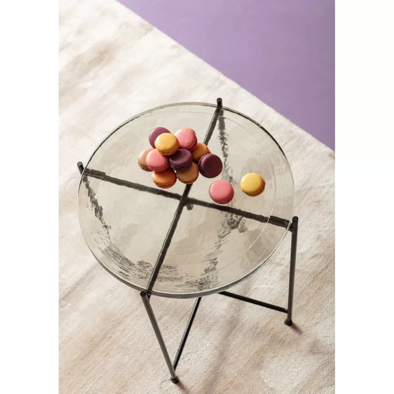 Table D Appoint Ice Noir O40Cm*KARE Design Sale