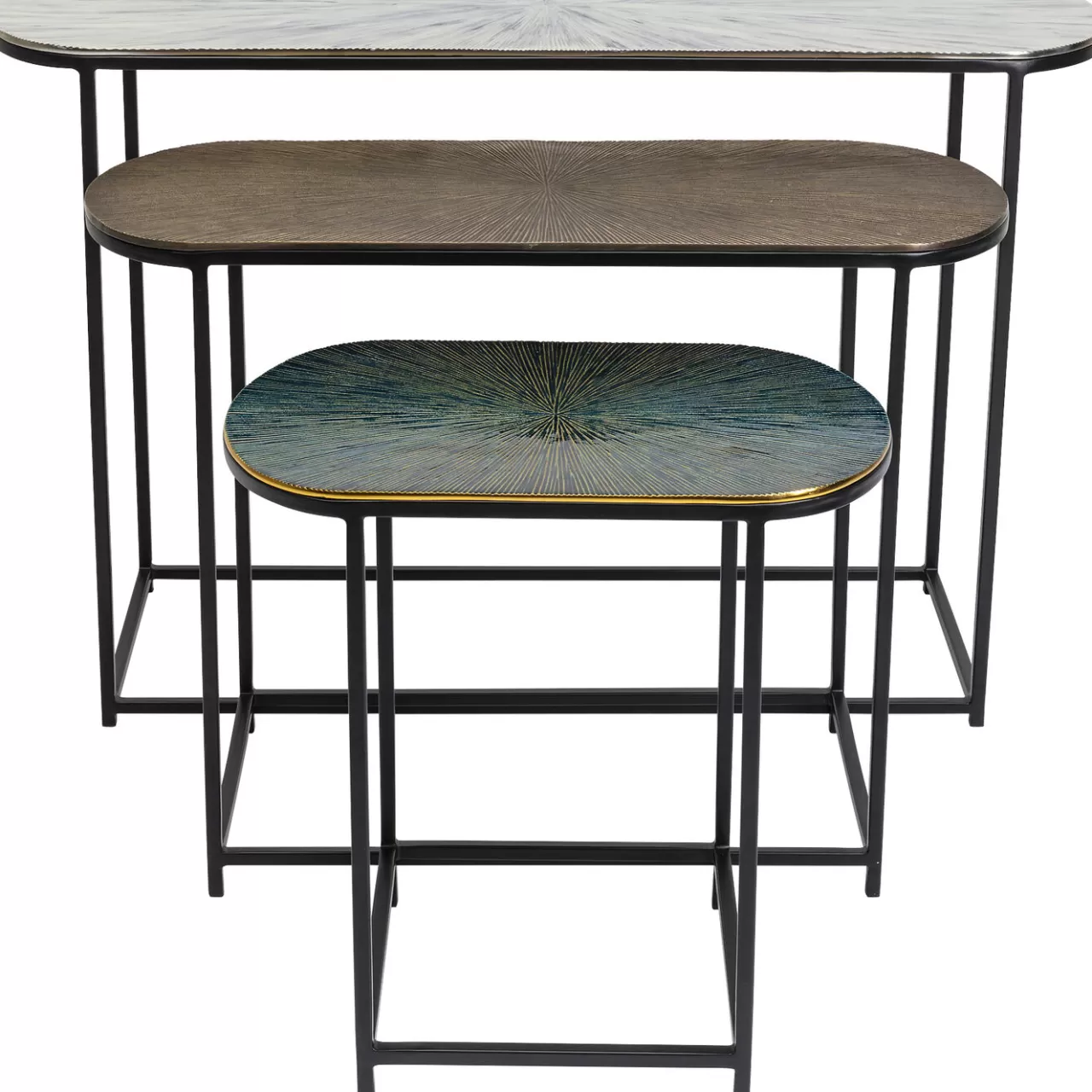 Table D Appoint Ray Ovale (3/Set)*KARE Design Outlet