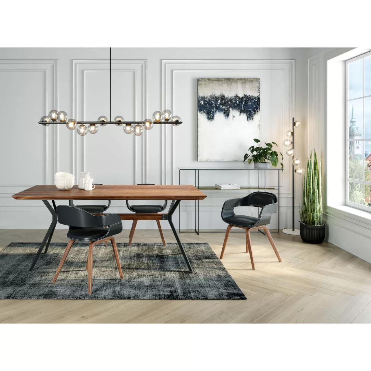 Table Downtown Noyer 180X90Cm*KARE Design New