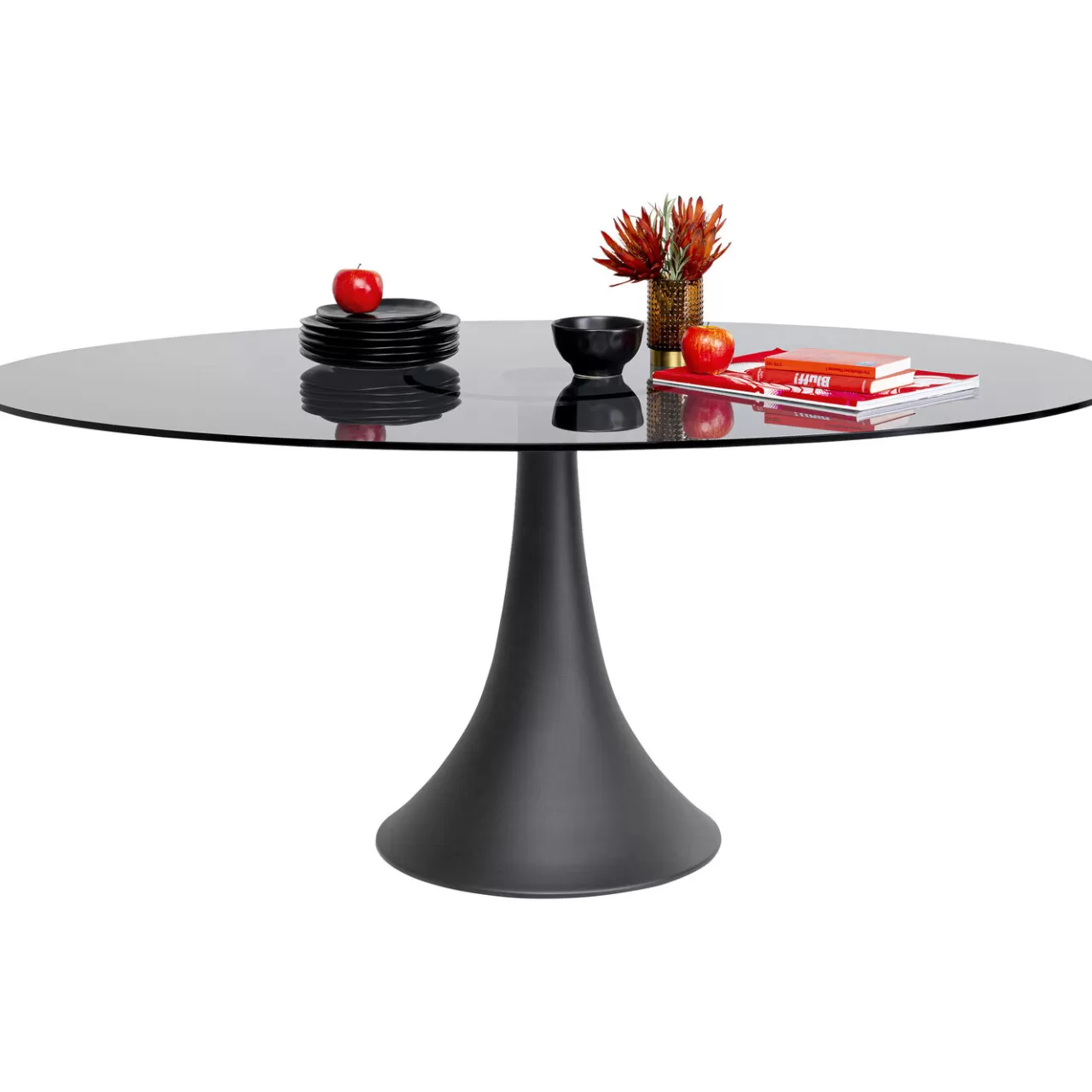 Table Grande Possibilita Verre Fume 180X120Cm*KARE Design Best