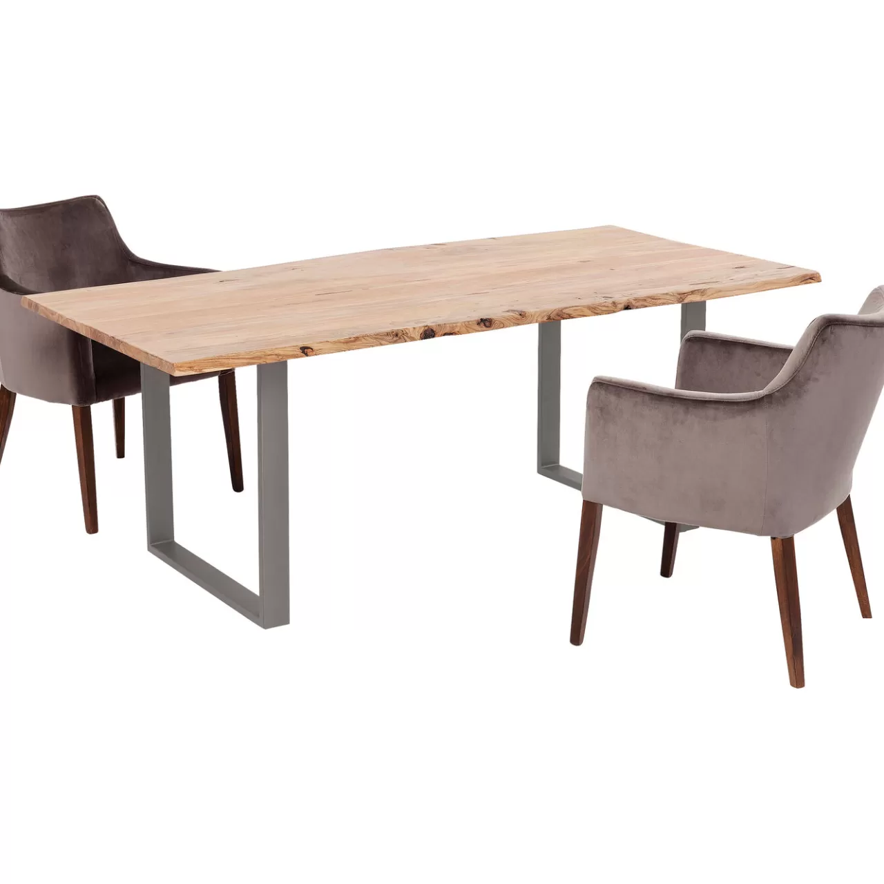 Table Harmony Acier Brut 180X90Cm*KARE Design Store