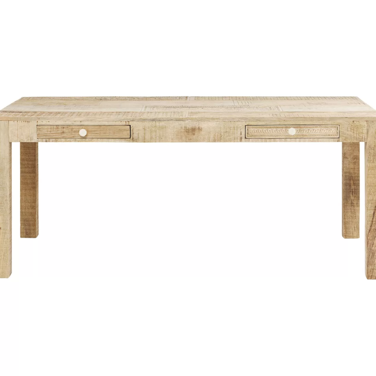 Table Puro 2 Tiroirs 180X90Cm*KARE Design Best